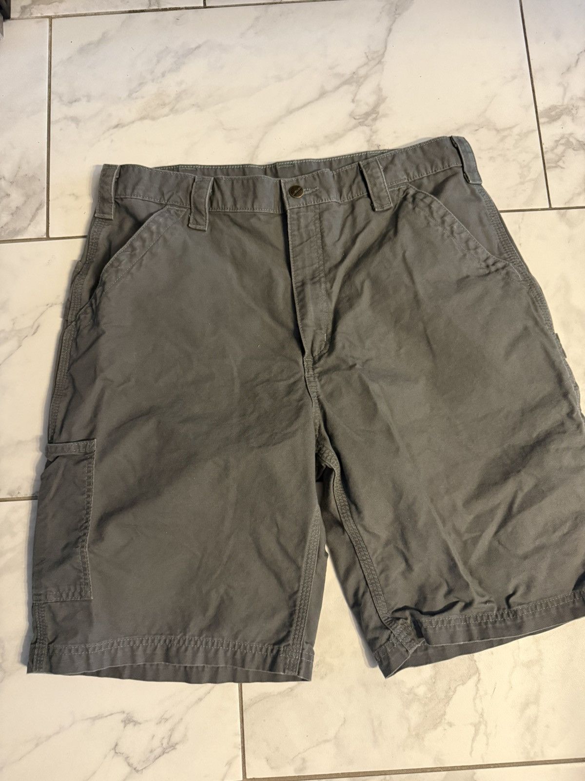 Carhartt Carhartt Baggy Carpenter Workwear Canvas y2k Shorts Size 36 Size US 36 / EU 52 - 2 Thumbnail
