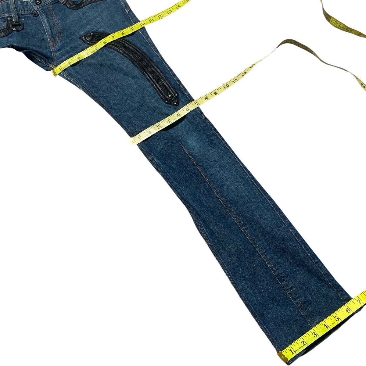 Nicole Club REALABO X NCFM Denim Slim Jeans Zipper Size US 30 / EU 46 - 20 Thumbnail