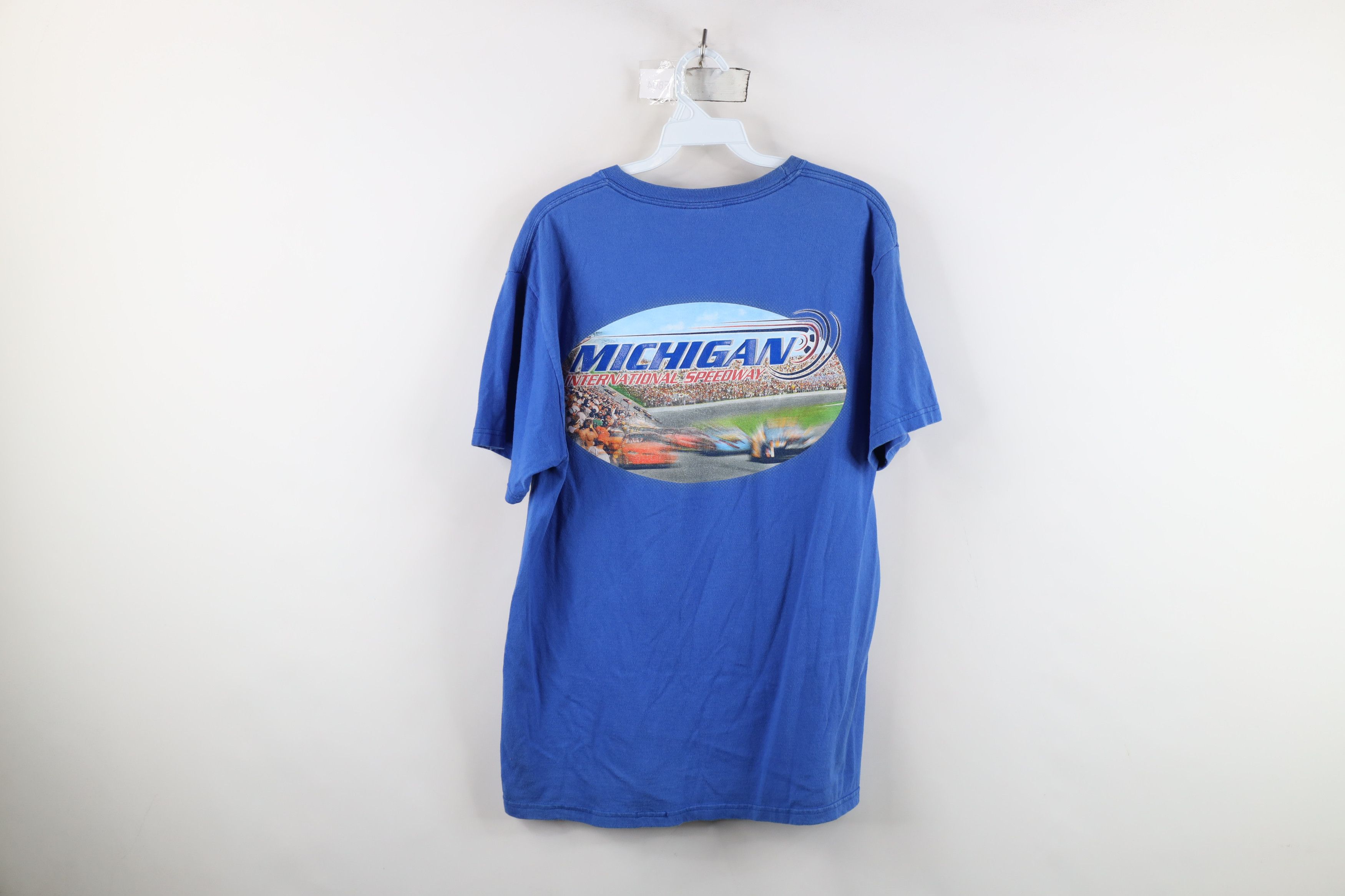 Vintage Vintage Y2K NASCAR Michigan International Speedway T-Shirt Size US M / EU 48-50 / 2 - 11 Thumbnail