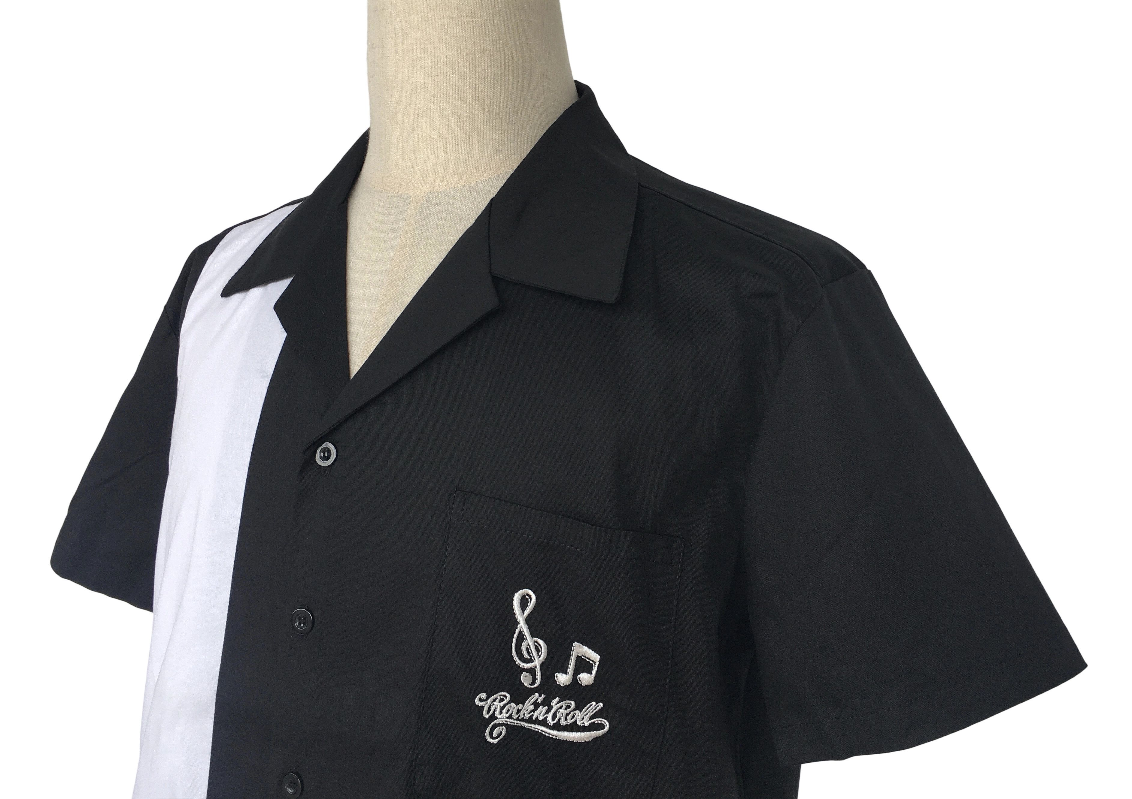 Other Black Embroidery Retro Shirts Short Sleeves Casual Size US XXL / EU 58 / 5 - 6 Thumbnail