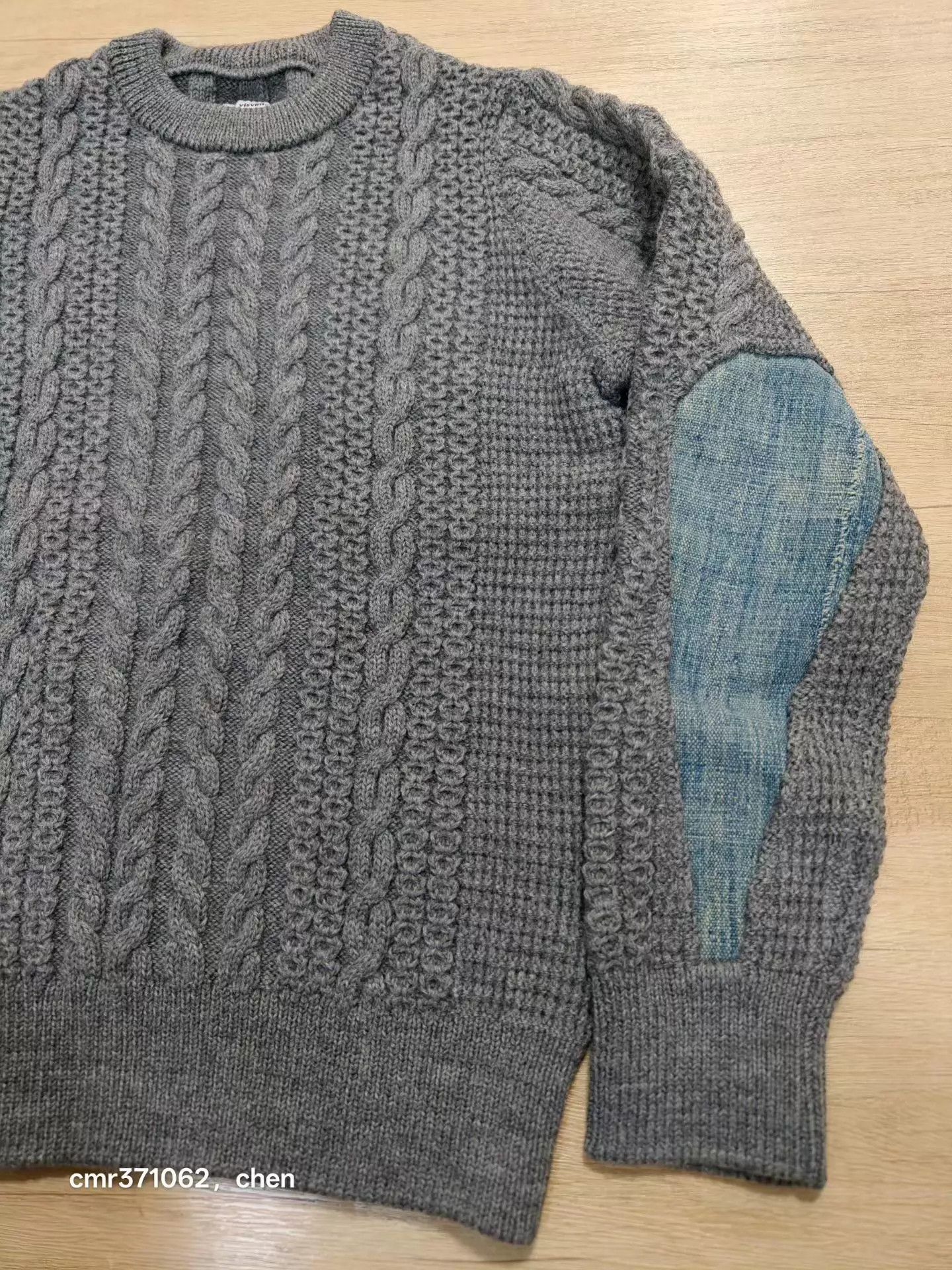 Visvim visvim 17aw spot fisherman cable knit grey2 nwt slim limited Size US M / EU 48-50 / 2 - 3 Thumbnail
