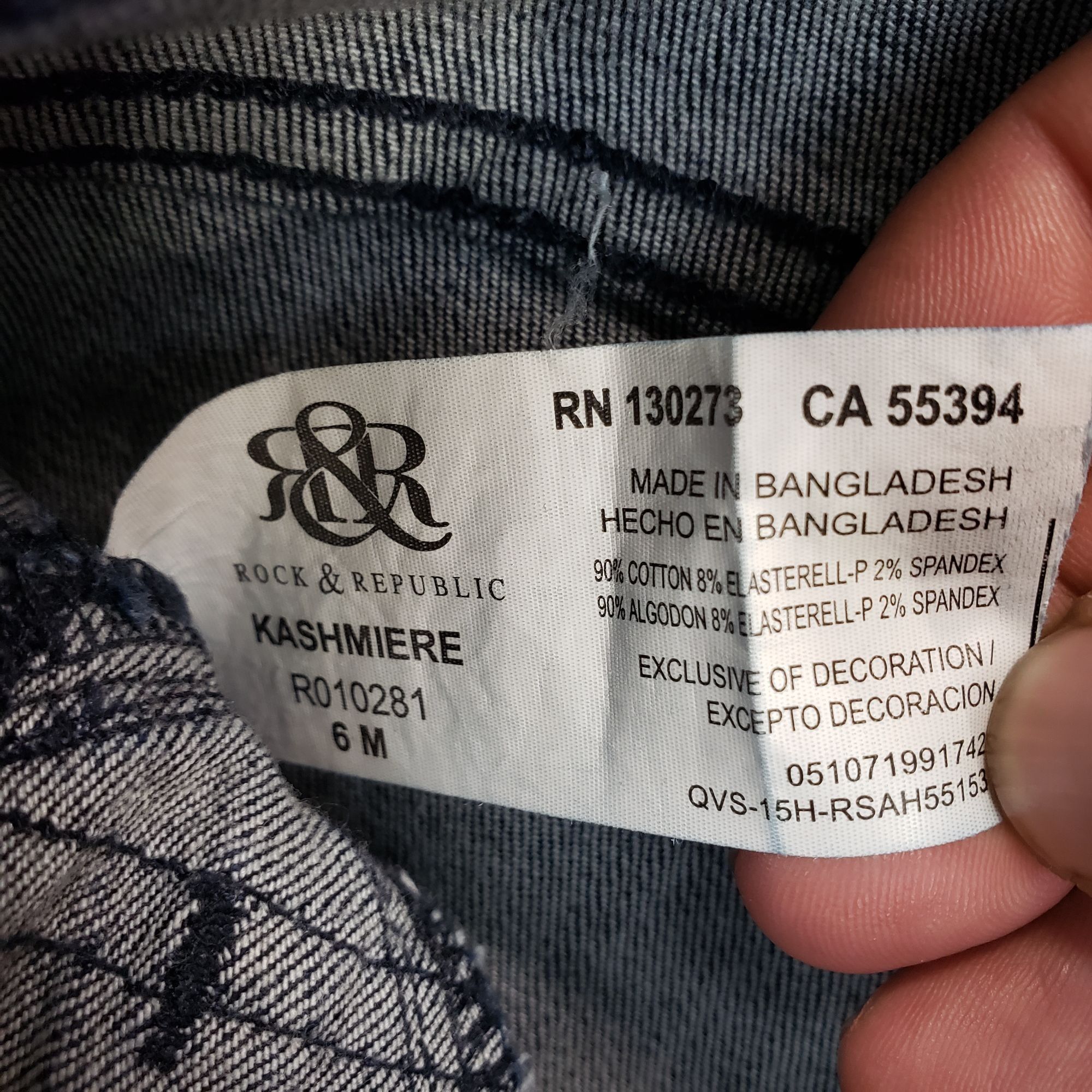 Rock & Republic Rock & Republic Womens Dark Wash Skinny Jeans Size 6 Size 28" / US 6 / IT 42 - 10 Thumbnail