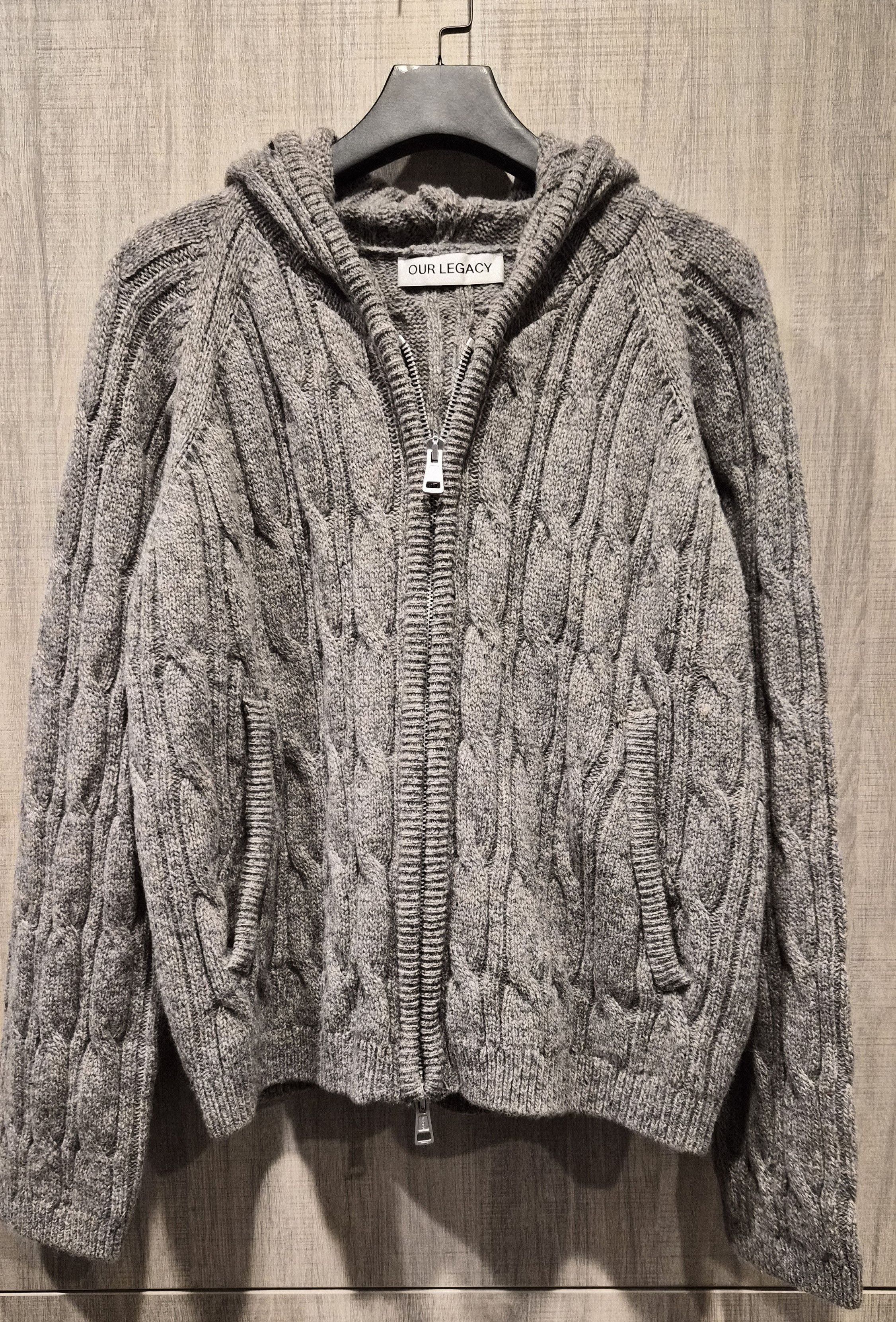 Our Legacy Our Legacy Wool Level Hood Zipped Sweater Size US M / EU 48-50 / 2 - 1 Thumbnail