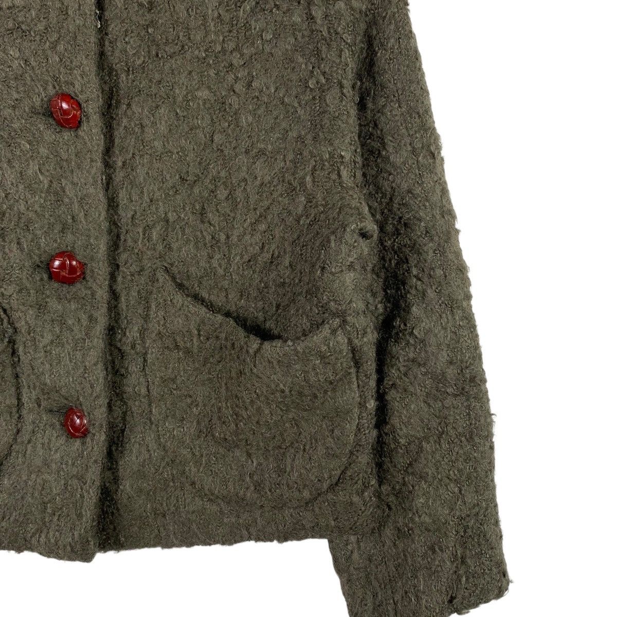 Paul Smith PAUL SMITH Paul Plus Deep Pile Sherpa Button Up Tweed Coat Size US M / EU 48-50 / 2 - 5 Thumbnail