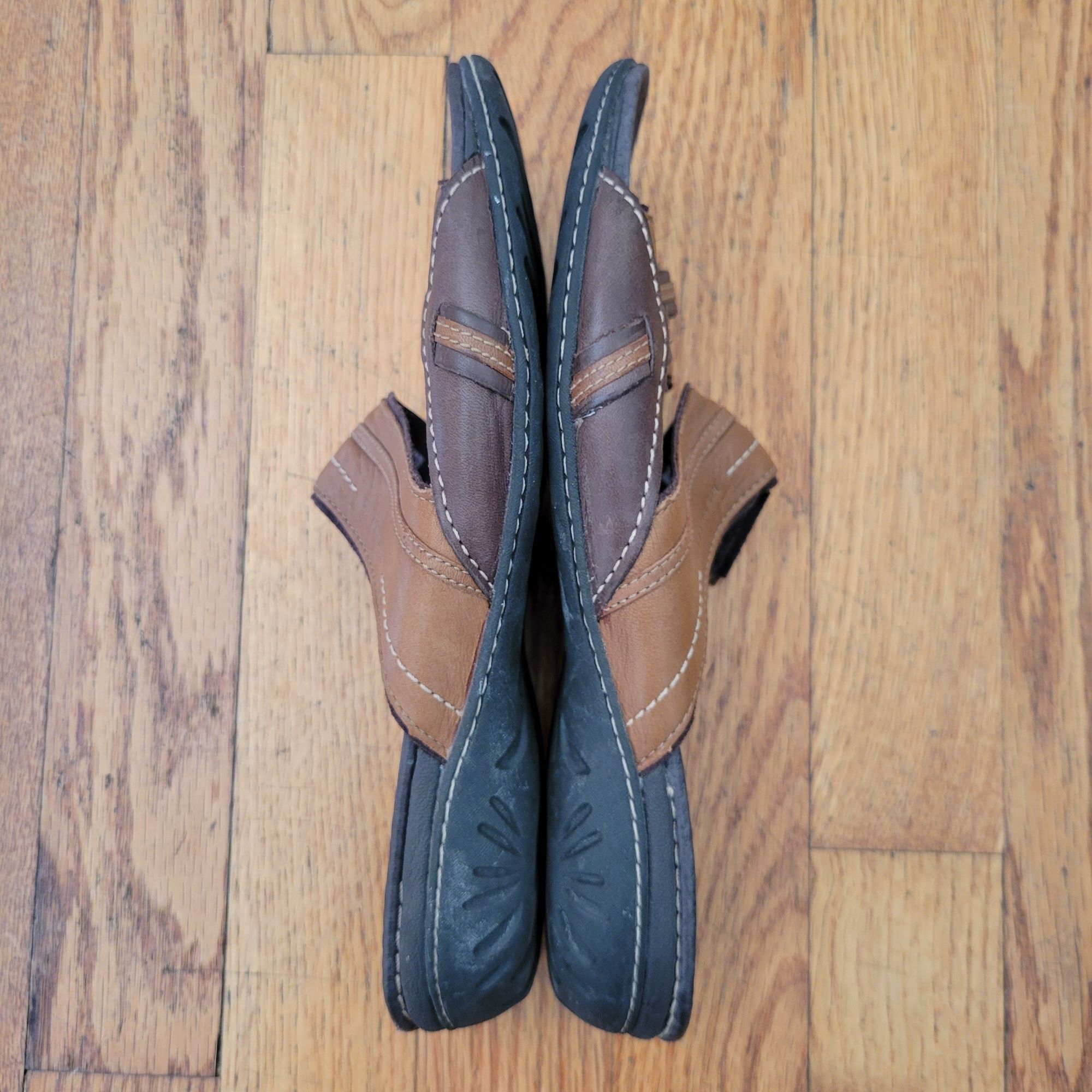 Merrell Merrell Piccolo Brown Leather Slide Sandals 8 Summer Cruise Size US 8 / IT 38 - 5 Thumbnail