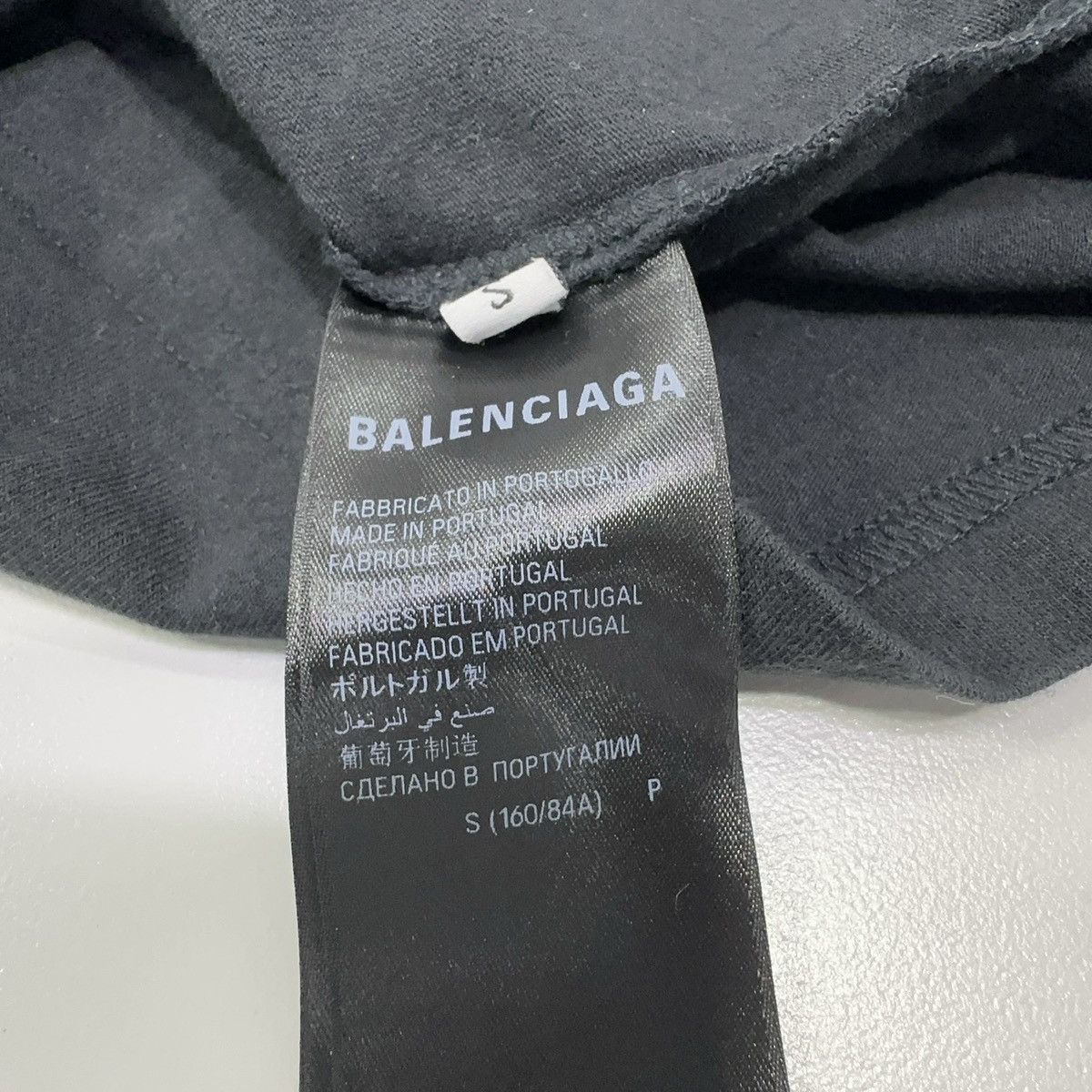 Balenciaga Balenciaga Paris By Day Tight T-Shirt Size S / US 4 / IT 40 - 5 Thumbnail