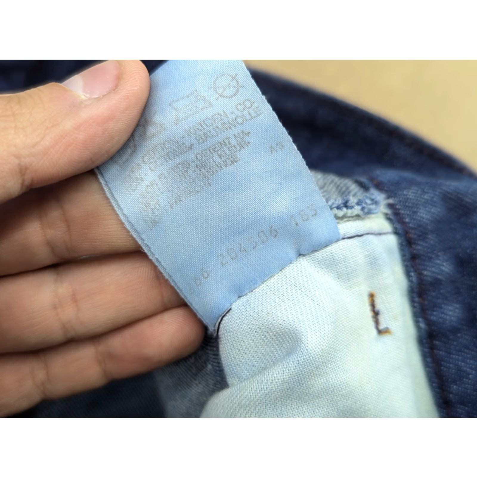 Levi's VINTAGE Levi's 630 Jeans Mens W31 L26.5 Blue Denim Mid Rise Orange Tab Straight 80s rarity Men Blue Jeans Size US 31 - 7 Thumbnail