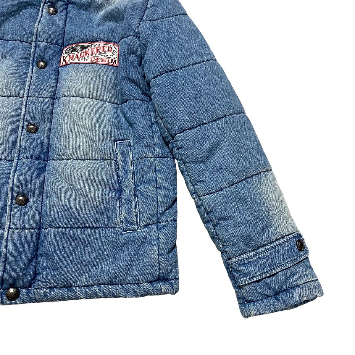 Japanese Brand KNACKERED Denim Puffer Jacket Size US L / EU 52-54 / 3 - 5 Thumbnail