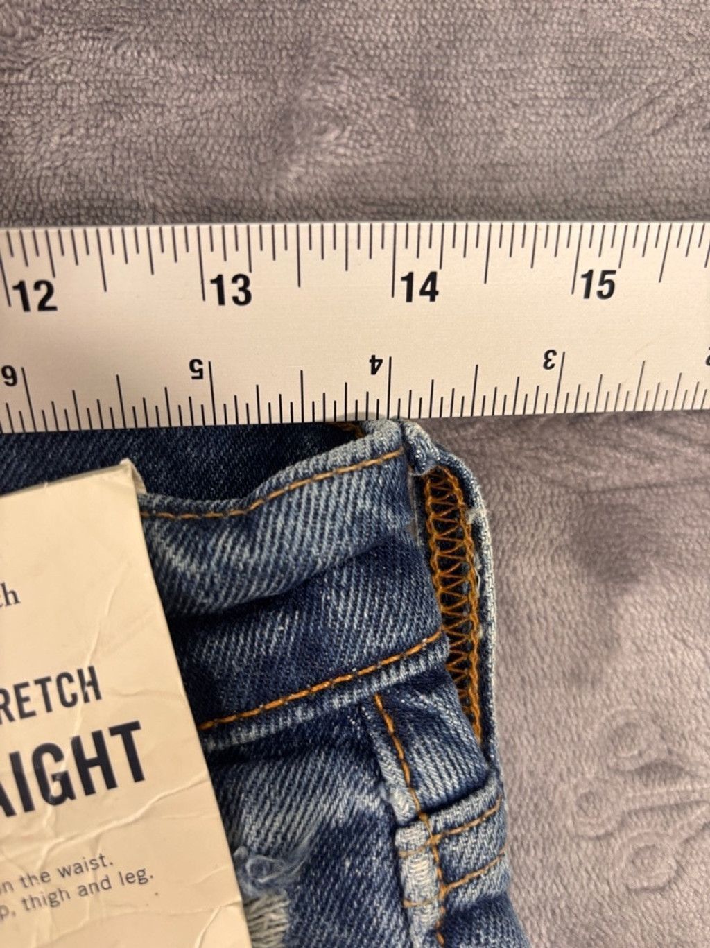 Abercrombie & Fitch Men's Abercrombie & Fitch Jeans, 28x34, Blue Size 28" / US 6 / IT 42 - 3 Thumbnail