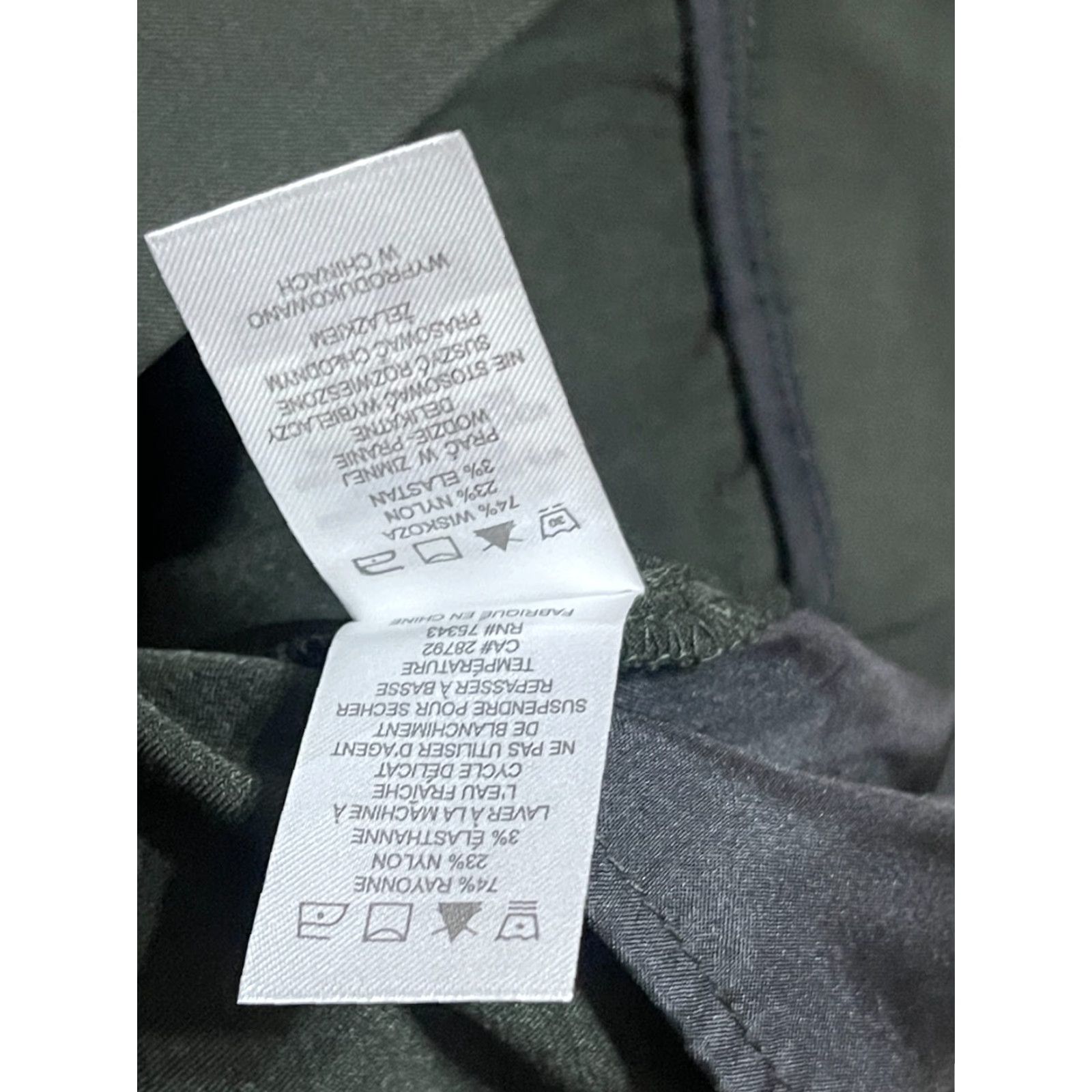 Vintage Adrienne Vittadini Pants Ladies Women's Size 8 Green Chino Flat Front Straight Inseam 28 in Regular Size 30" / US 8 / IT 44 - 6 Thumbnail