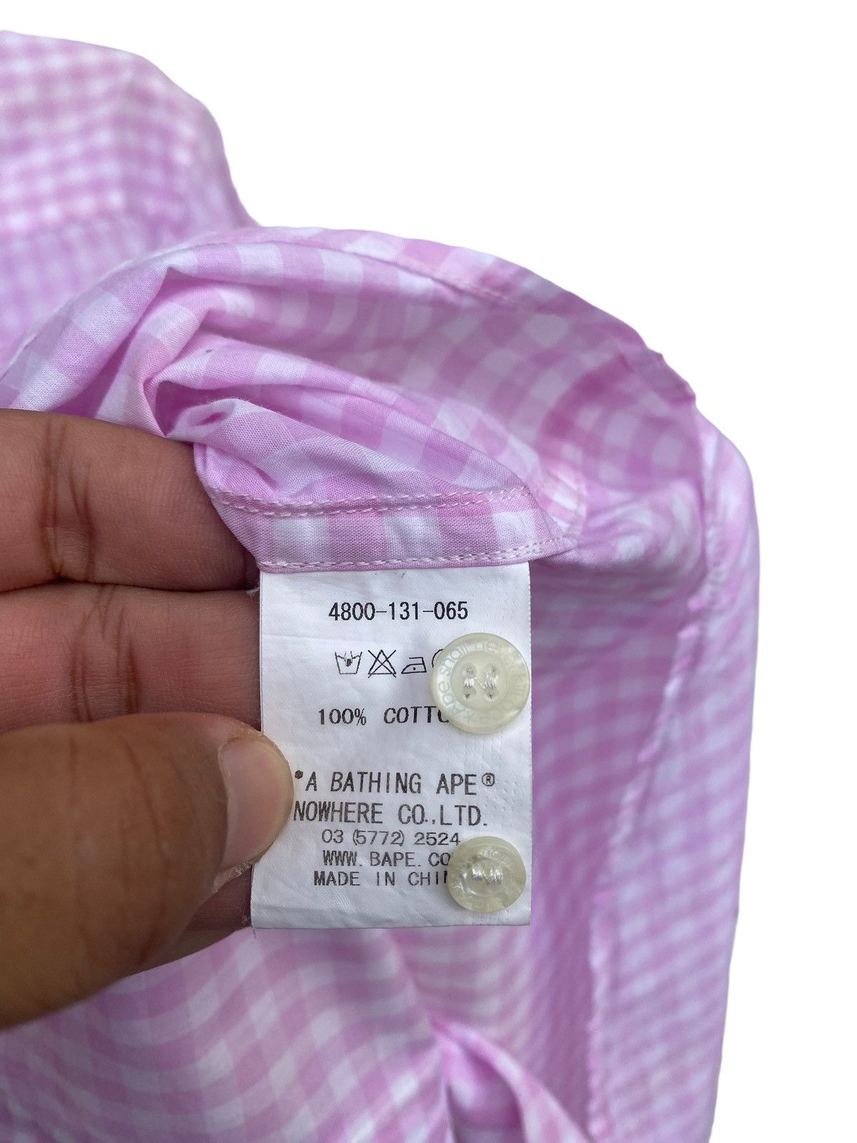 Bape Bathing Ape Pirates Store Checkered Button Down Shirt Size US L / EU 52-54 / 3 - 6 Thumbnail