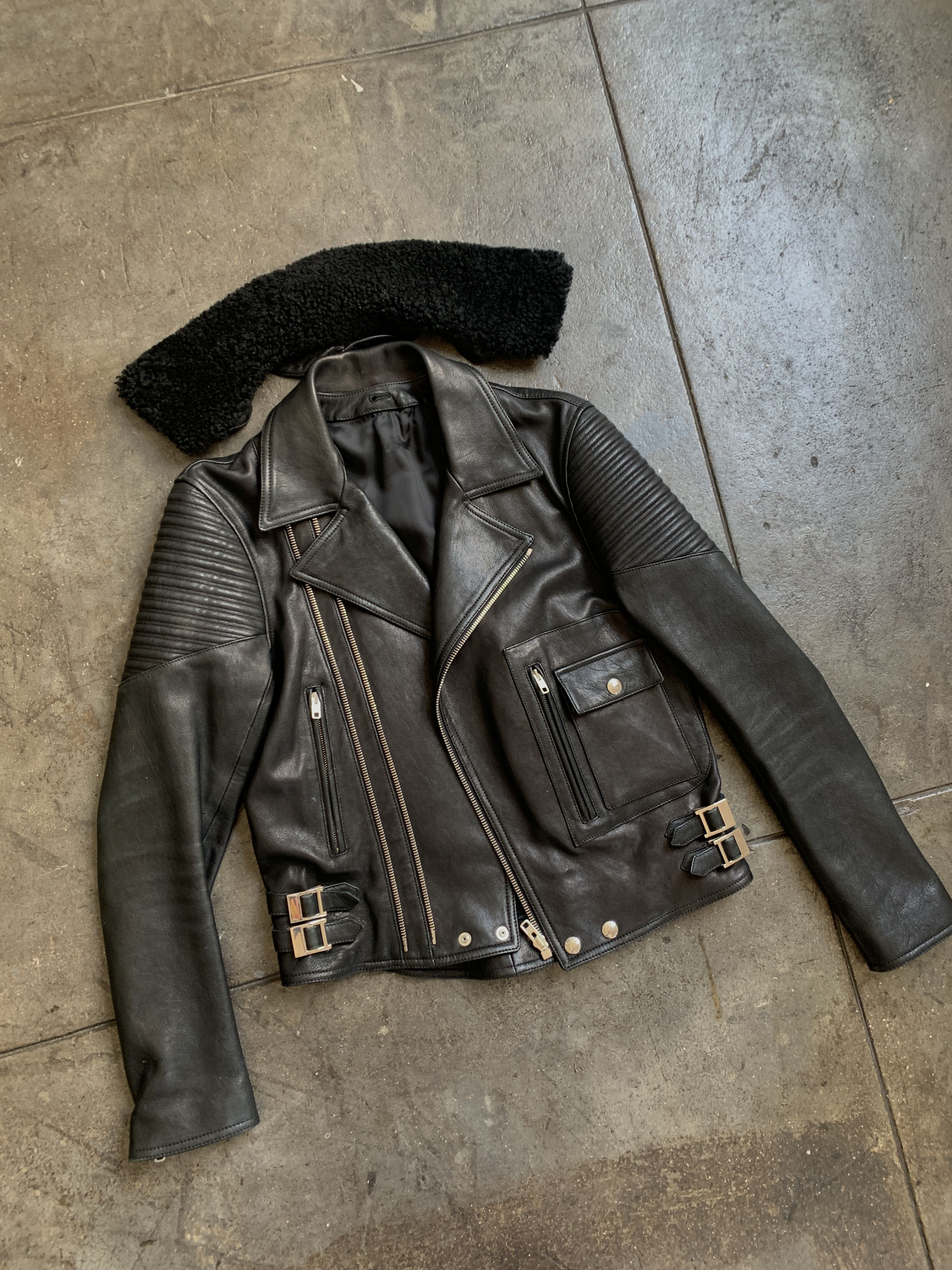 F/W Riccardo Tisci Givenchy Era Lambskin leather jacket