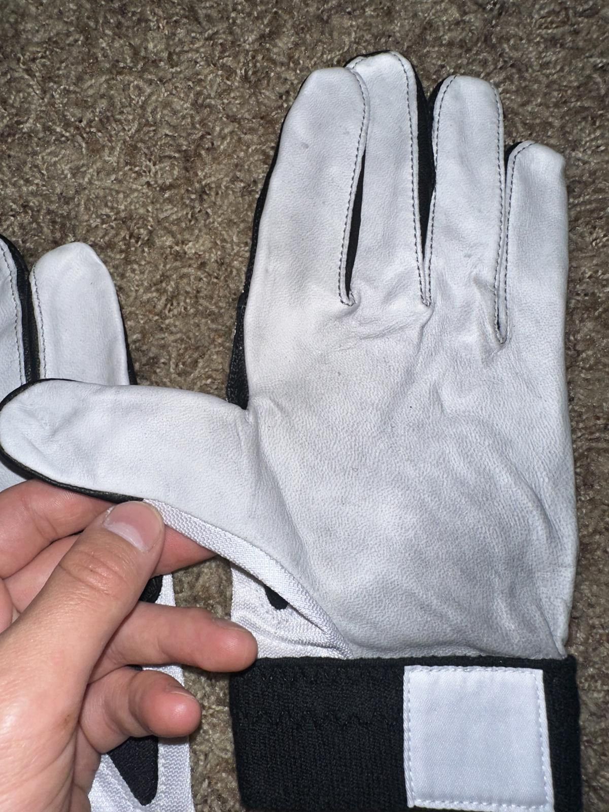 Nike Nike D-Tack IV Leather Palms Linemen Adult NFL Football Gloves Size ONE SIZE - 7 Thumbnail