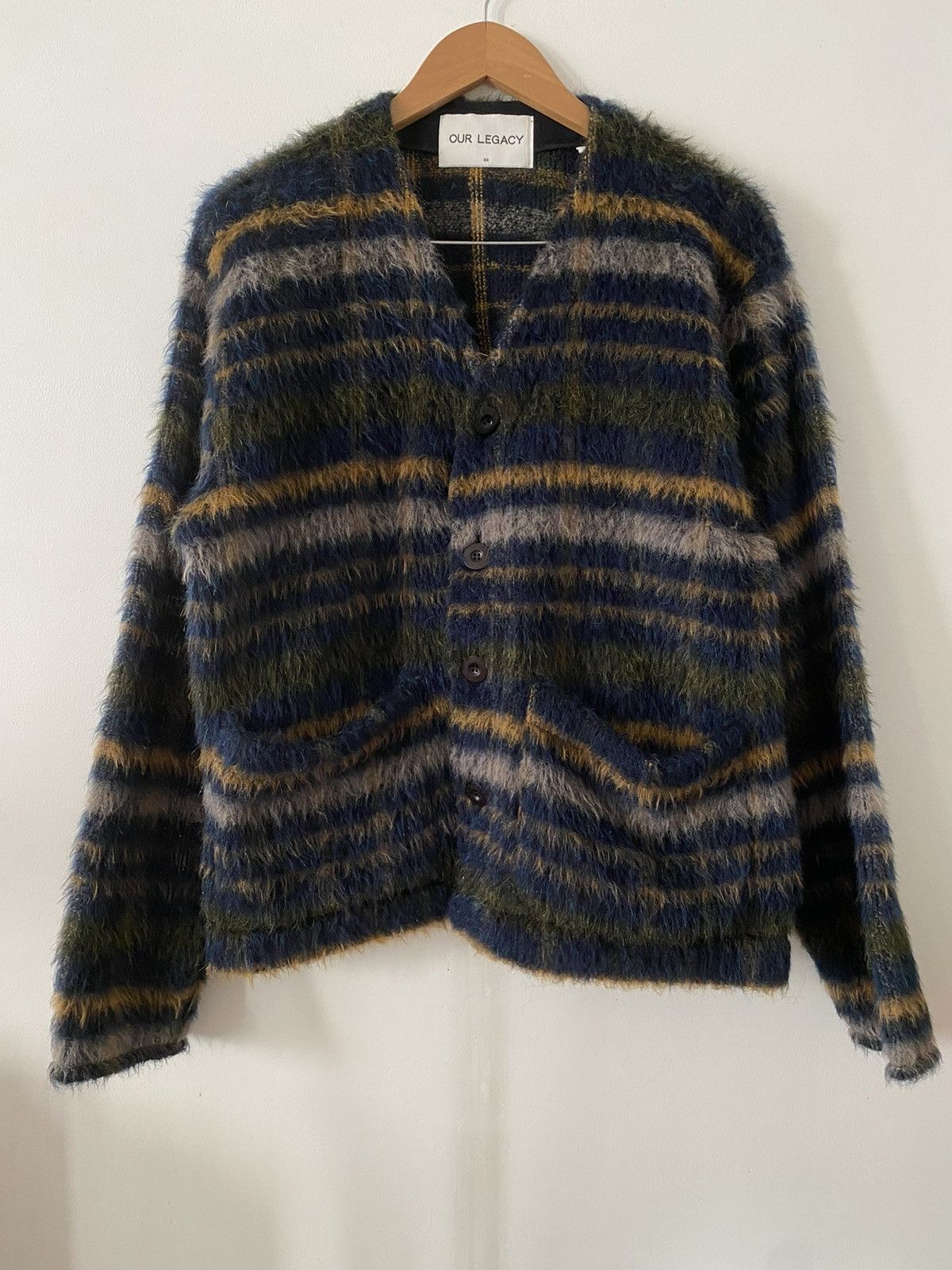 Our Legacy Mohair Check Cardigan FW17 | Grailed