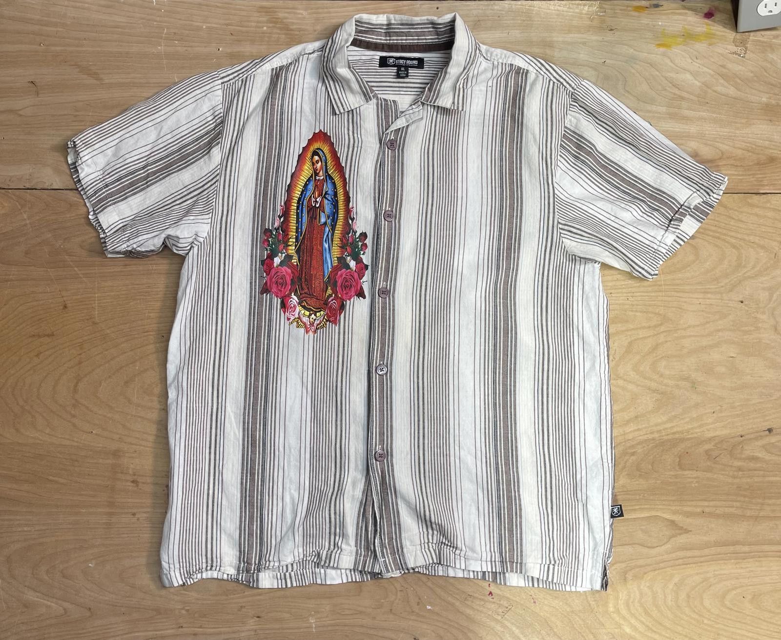 Affliction STACY ADAMS VIRGIN MARRY STYLE FLANNEL Size 44R - 1 Thumbnail