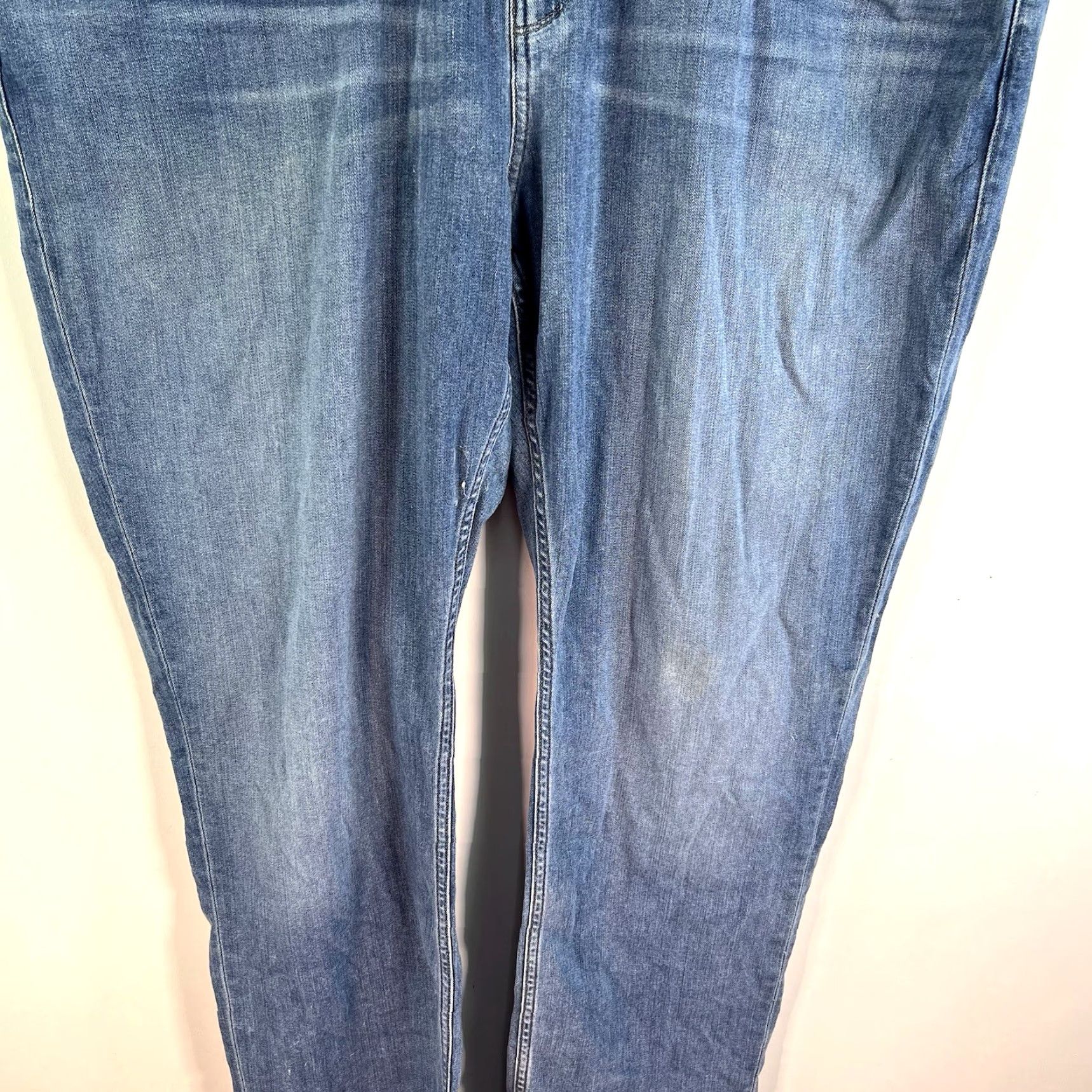 Paige VINTAGE Paige Men's Jeans Straight Leg Slim Fit Size 44 Blue Cotton Denim 34 Inseam Size US 44 / EU 60 - 3 Thumbnail
