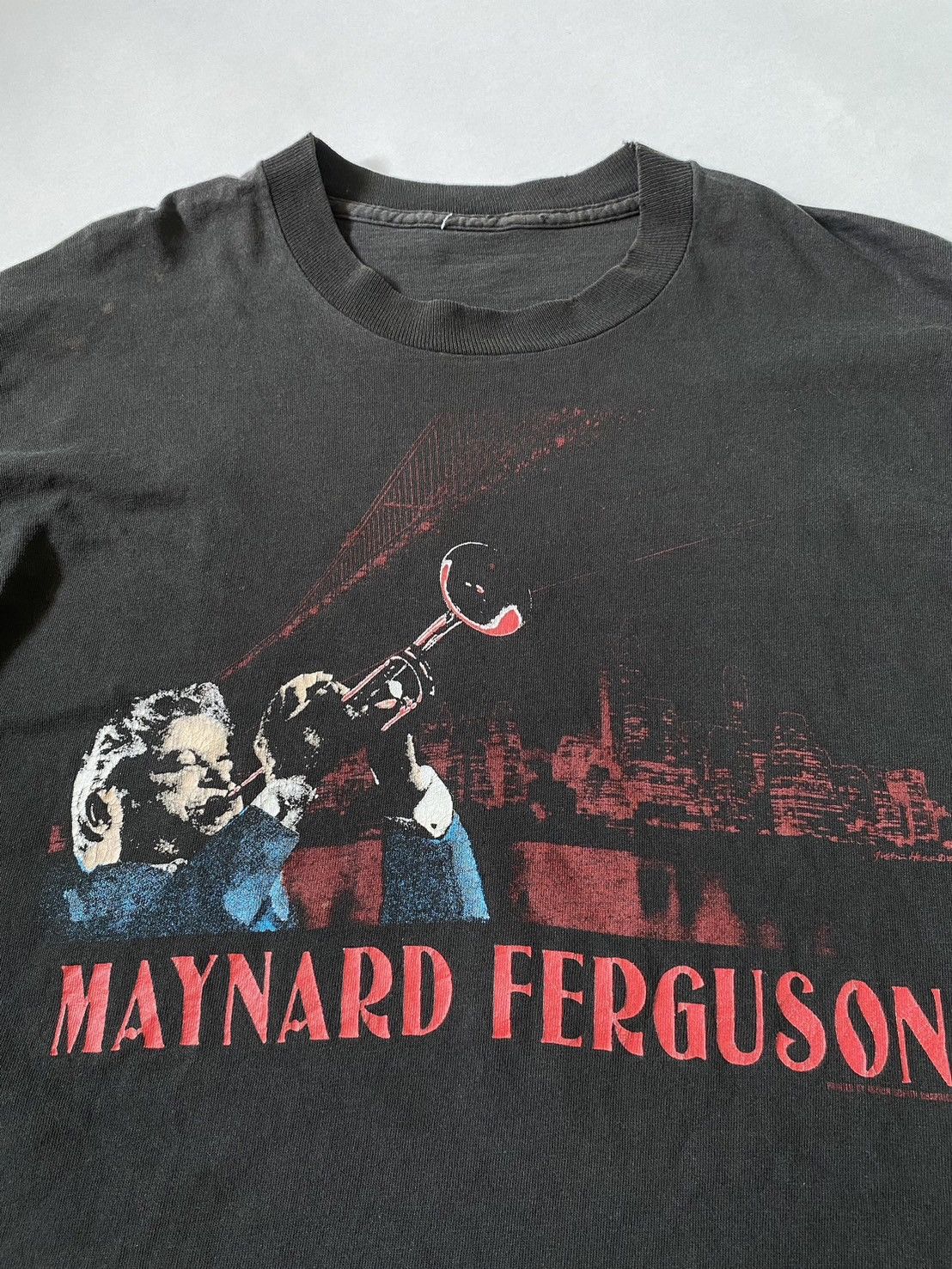 Band Tees Vintage 90s Maynard Ferguson Tour Promo Tee Size US XL / EU 56 / 4 - 2 Thumbnail