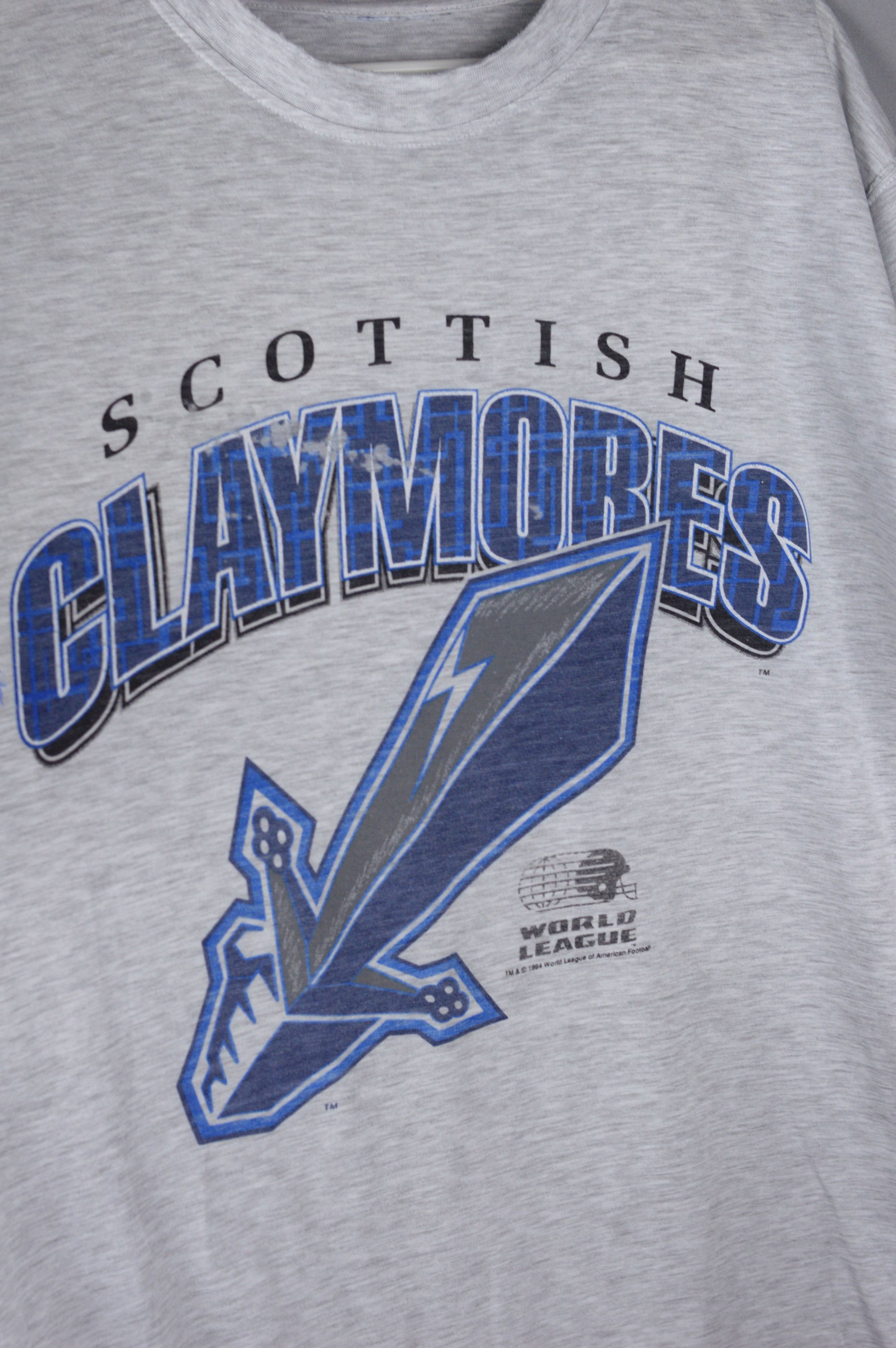 Vintage Vintage Claymores 1994 World league t shirt Size US XL / EU 56 / 4 - 2 Thumbnail