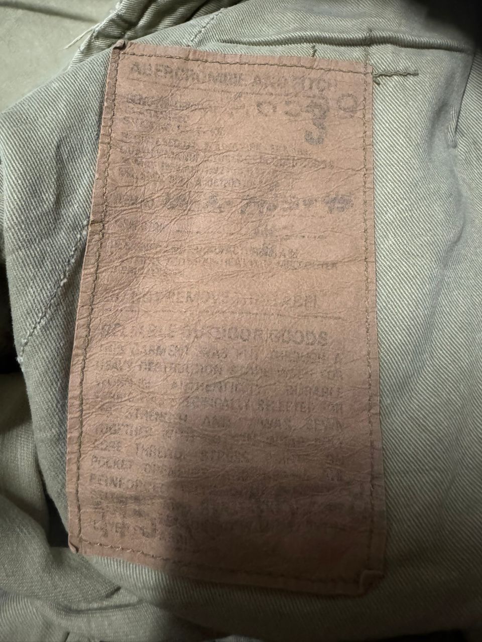 20471120 Baggy💥Vintage Abercrombie Tactical Cargo Big Pocket Distress Size US 32 / EU 48 - 14 Thumbnail