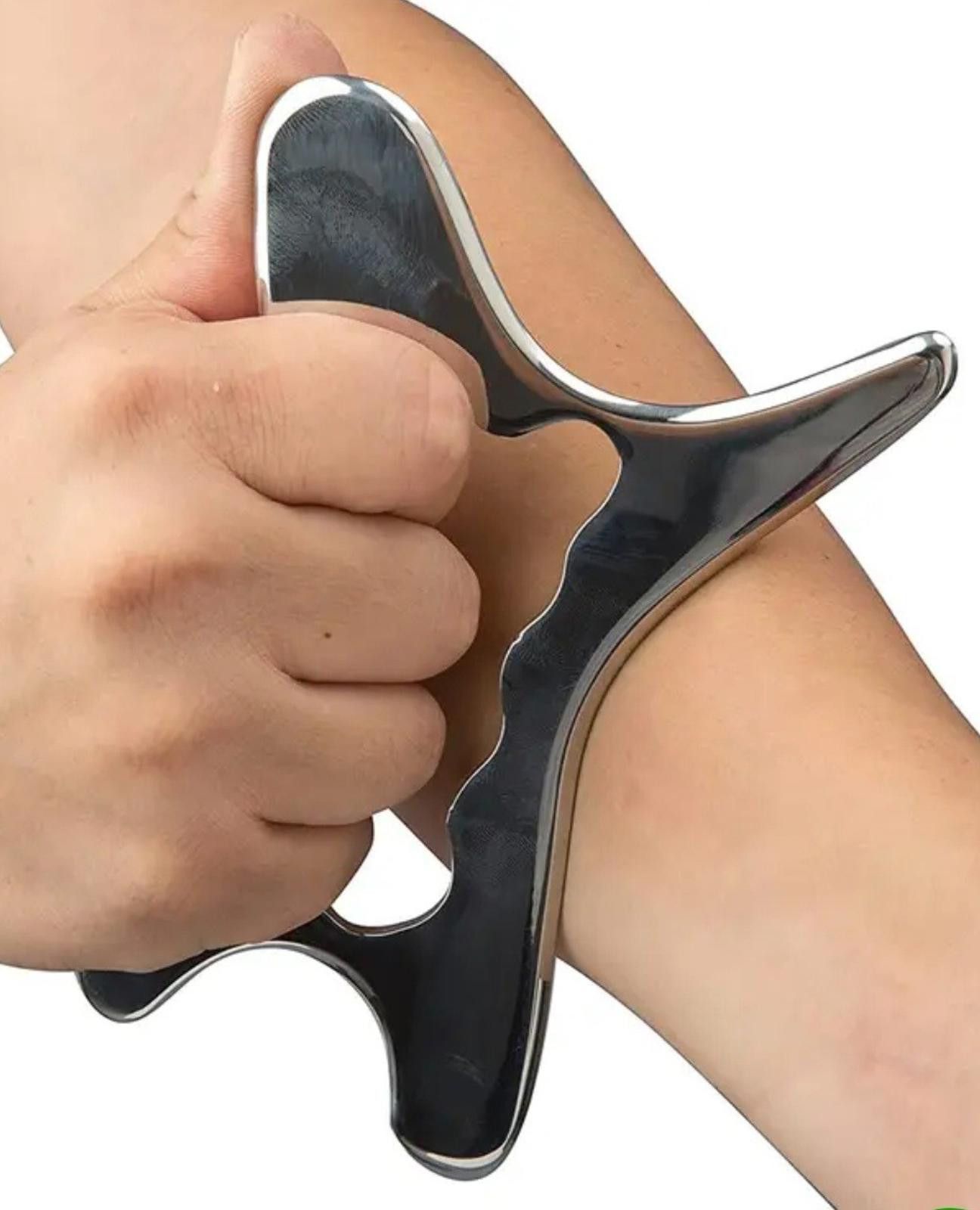 The Unbranded Brand Guasha (Muscle/Body)-(Scraping Tool)-(Silver)-(New)-$30.00 Size ONE SIZE - 2 Thumbnail