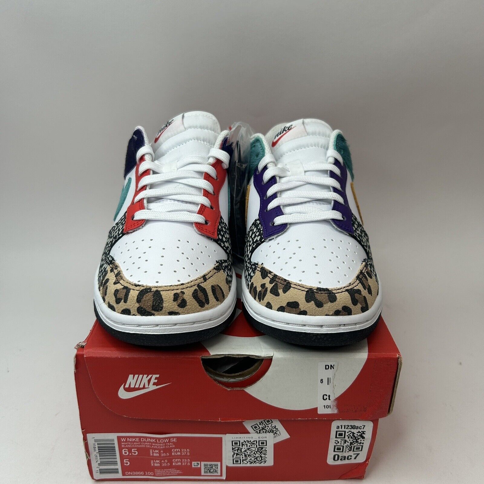 Nike Nike Dunk Low SE WMNS “Safari Animal Patchwork” 2023 Size US 6.5 / IT 36.5 - 2 Thumbnail