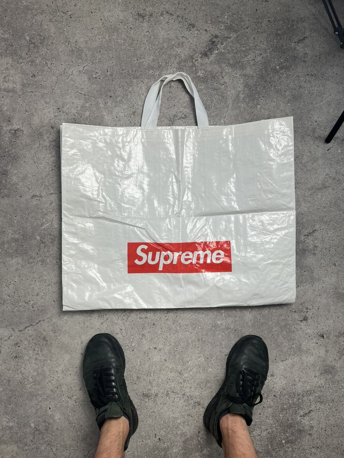 Supreme × Vintage Supreme reusable shopping bag / tote large cotton woven Size ONE SIZE - 1 Thumbnail
