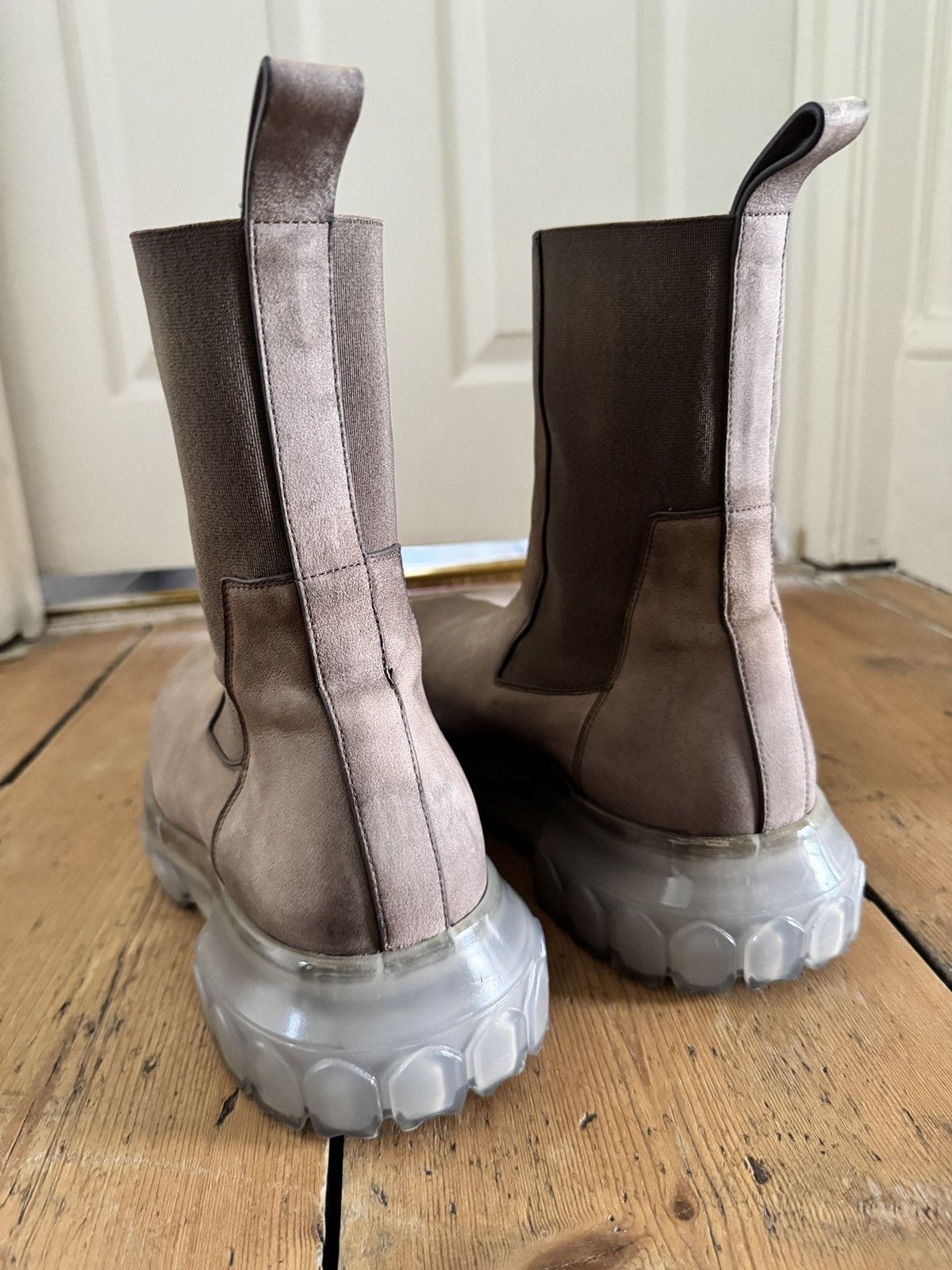 Rick Owens Dust Bozo Tractor boots in nubuck leather Size US 10 / EU 43 - 5 Thumbnail