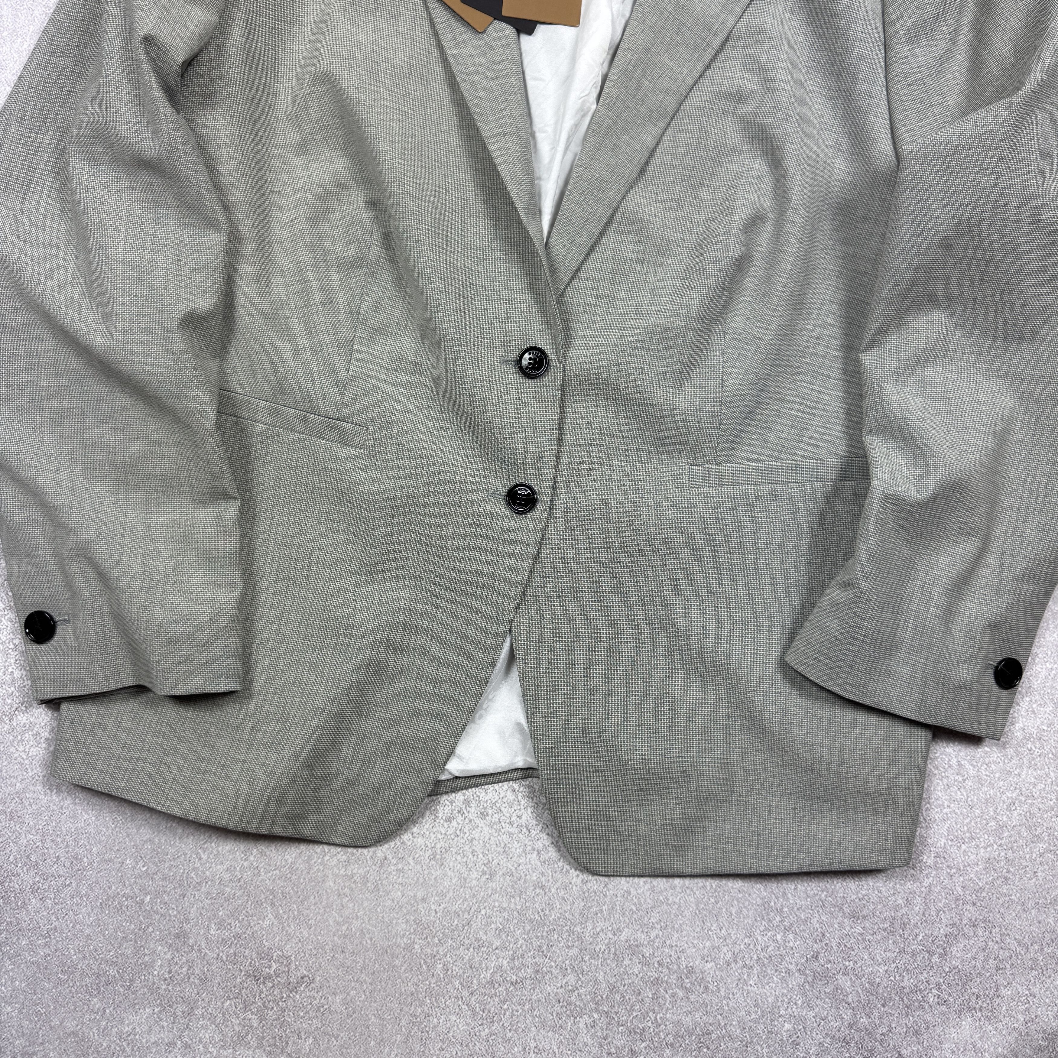 Hugo Boss Hugo Boss Jasewa Virgin Wool Blend Gray Blazer Size 50 / 18 Size XXL / US 16-18 / IT 52-54 - 5 Thumbnail