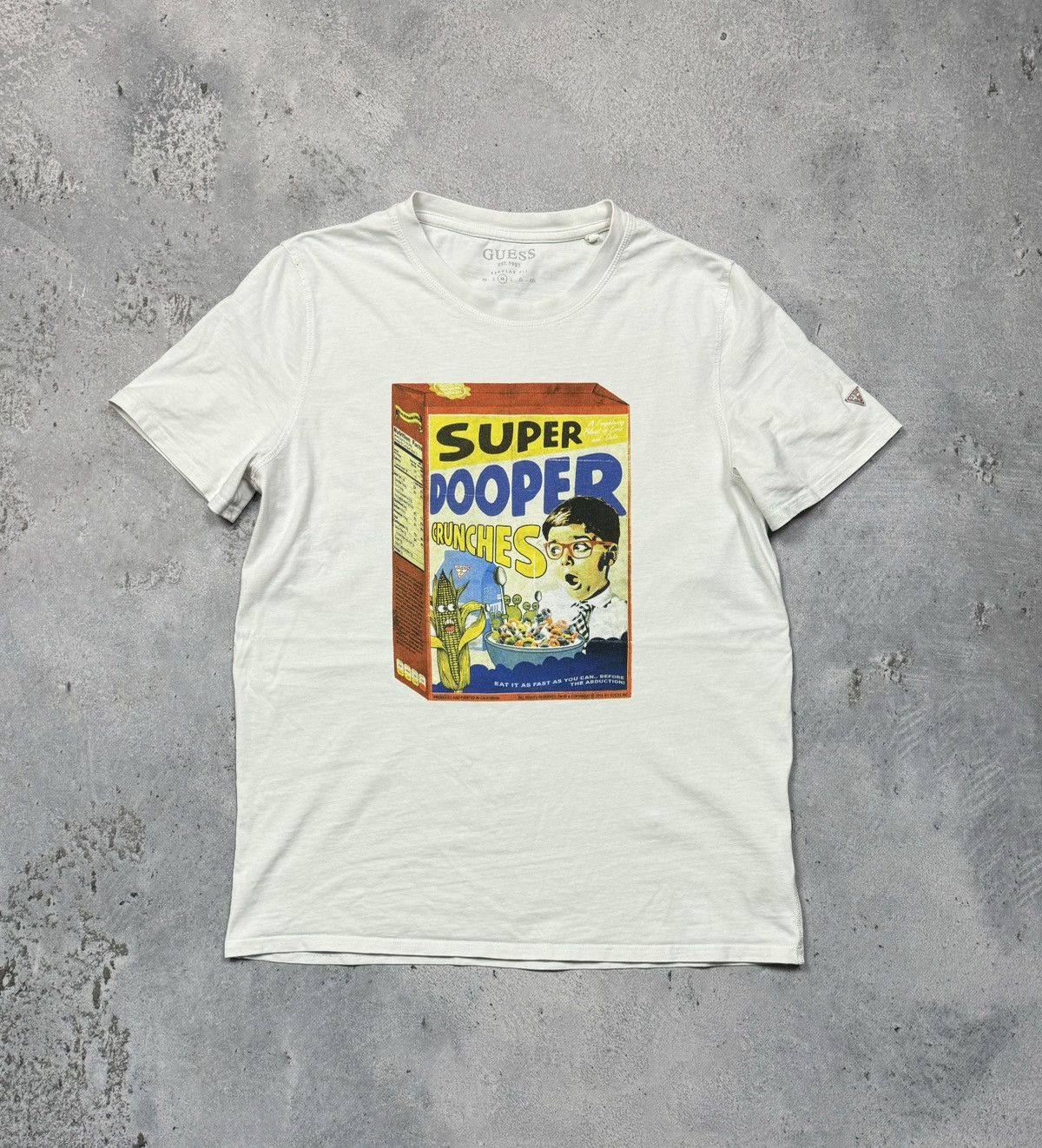 Guess Guess t shirt super dooper crunches humor print Size US M / EU 48-50 / 2 - 1 Thumbnail