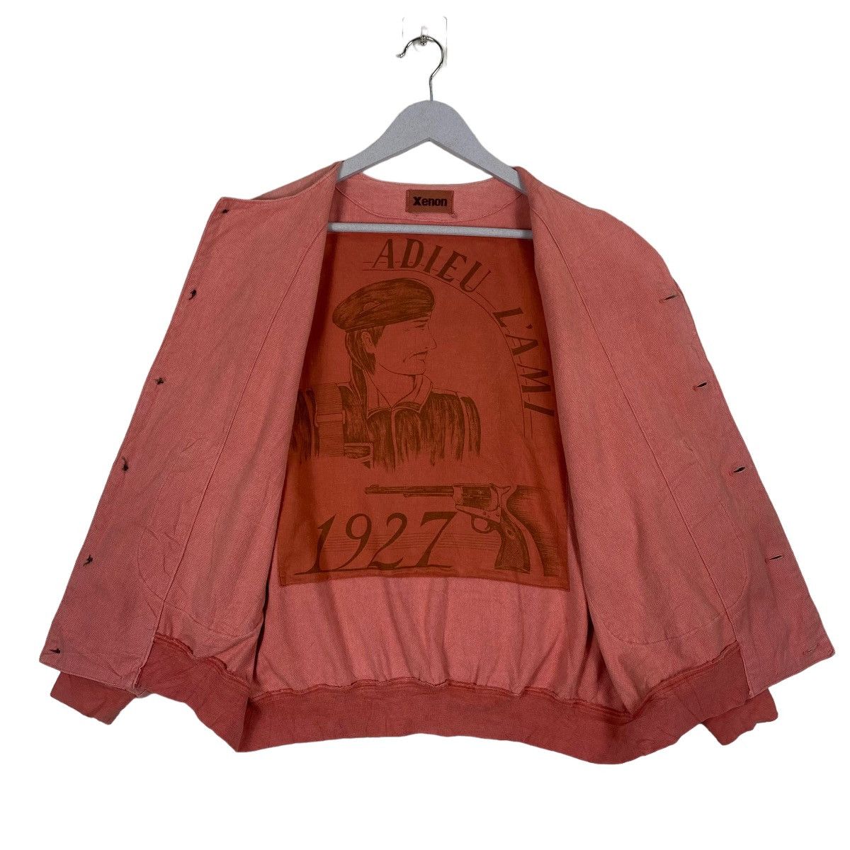 Japanese Brand MOVIE🔥1968 ADEIU L'AMI By JEAN HERMAN CROPPED JACKET Size US M / EU 48-50 / 2 - 1 Thumbnail