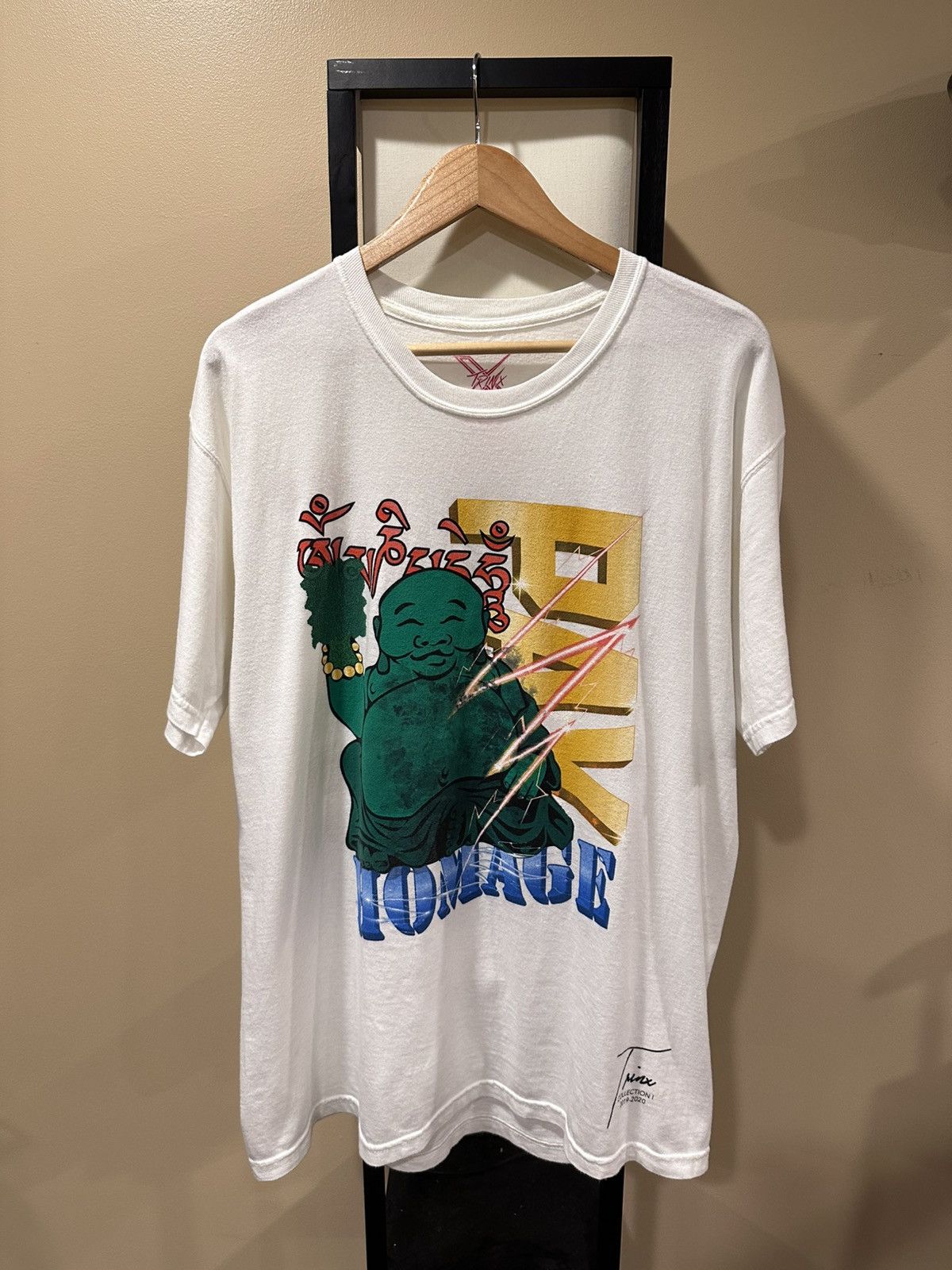 Other × Vintage Trinx LA Pay Homage “The Kings of Fashion” White Rap Tee Size US L / EU 52-54 / 3 - 1 Thumbnail