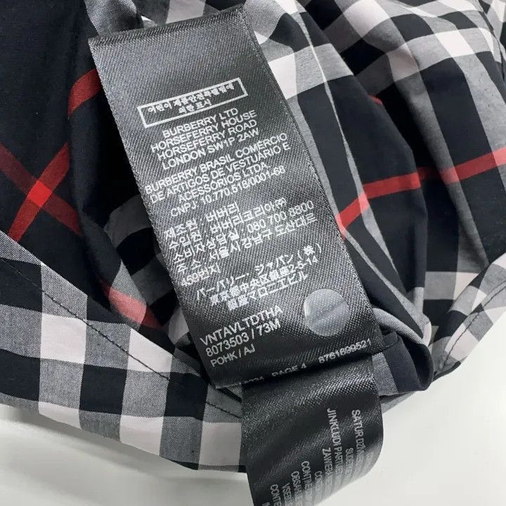 Burberry Burberry Burberry Color Block Check Long Sleeve Shirt-2507 Size US XS / EU 42 / 0 - 5 Thumbnail