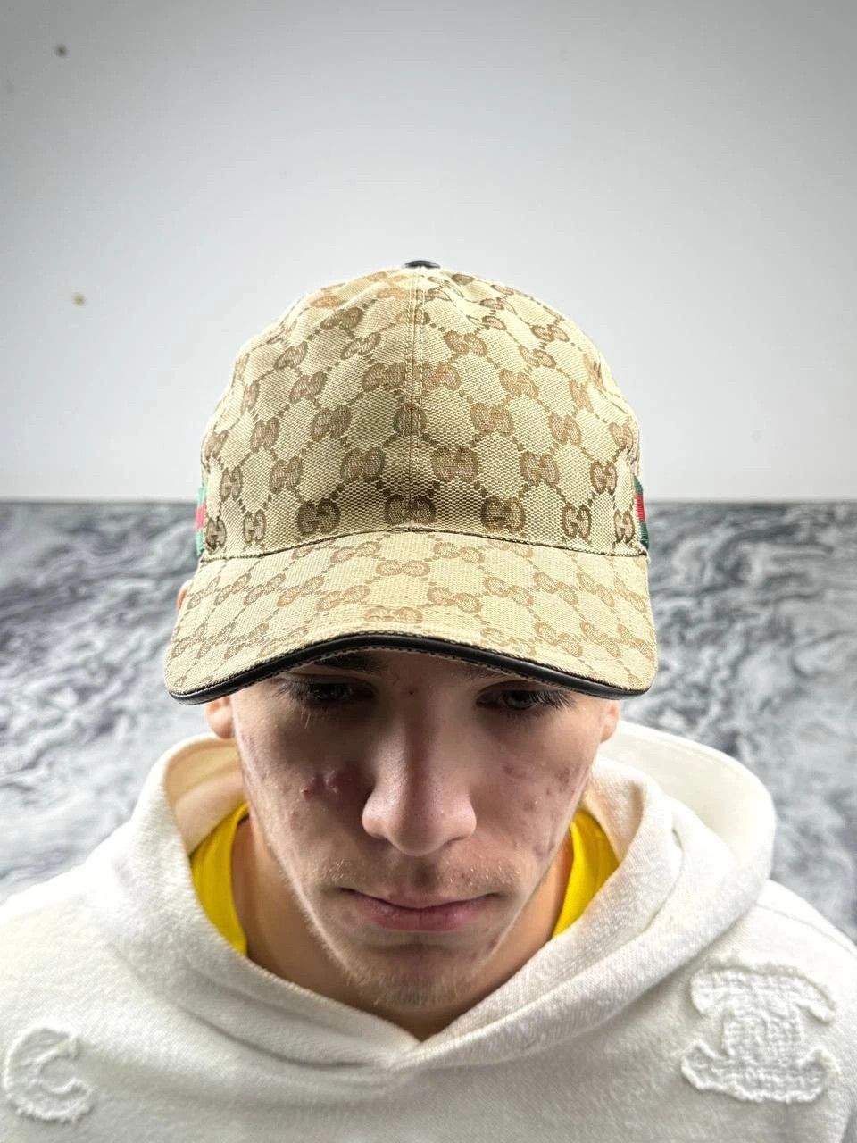 Gucci Gucci Monogram GG Canvas Baseball Cap One Size Beige Size ONE SIZE - 2 Thumbnail