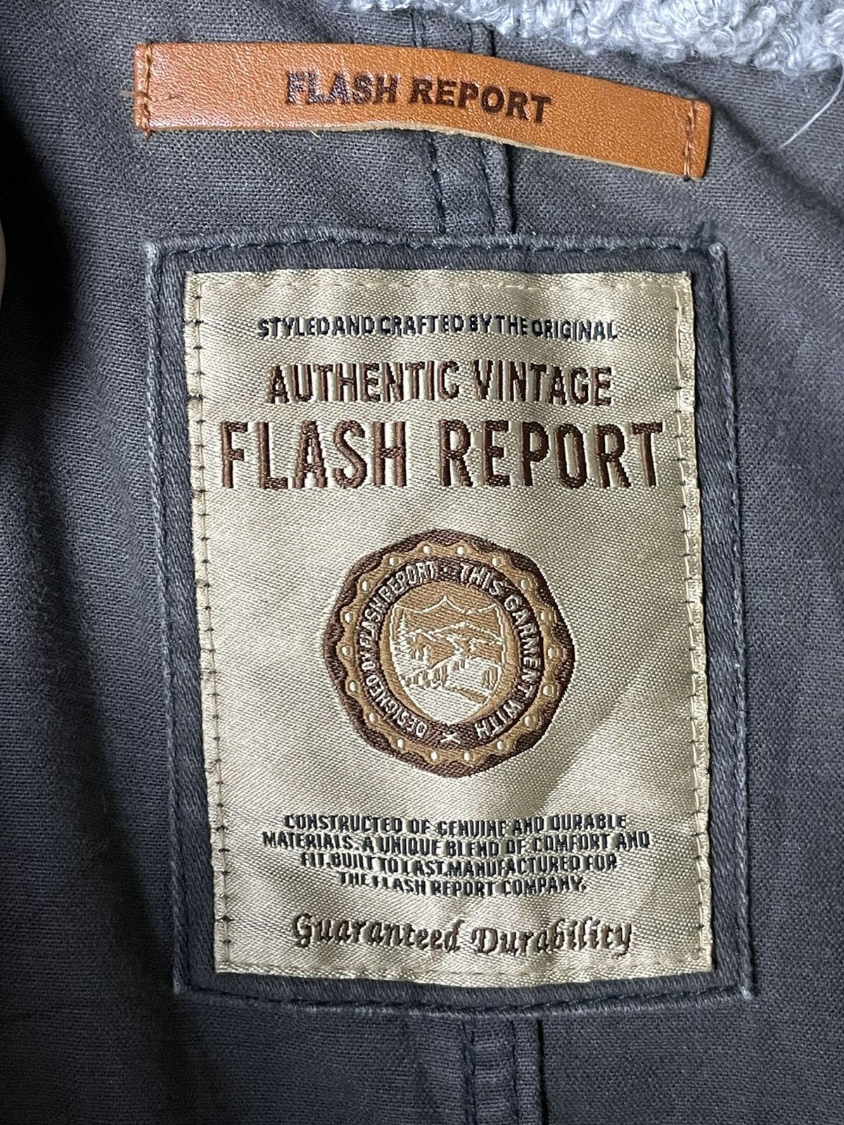 Japanese Brand × Vintage Flash Report x Authentic Vintage Denim Jacket (33) Size US L / EU 52-54 / 3 - 9 Thumbnail