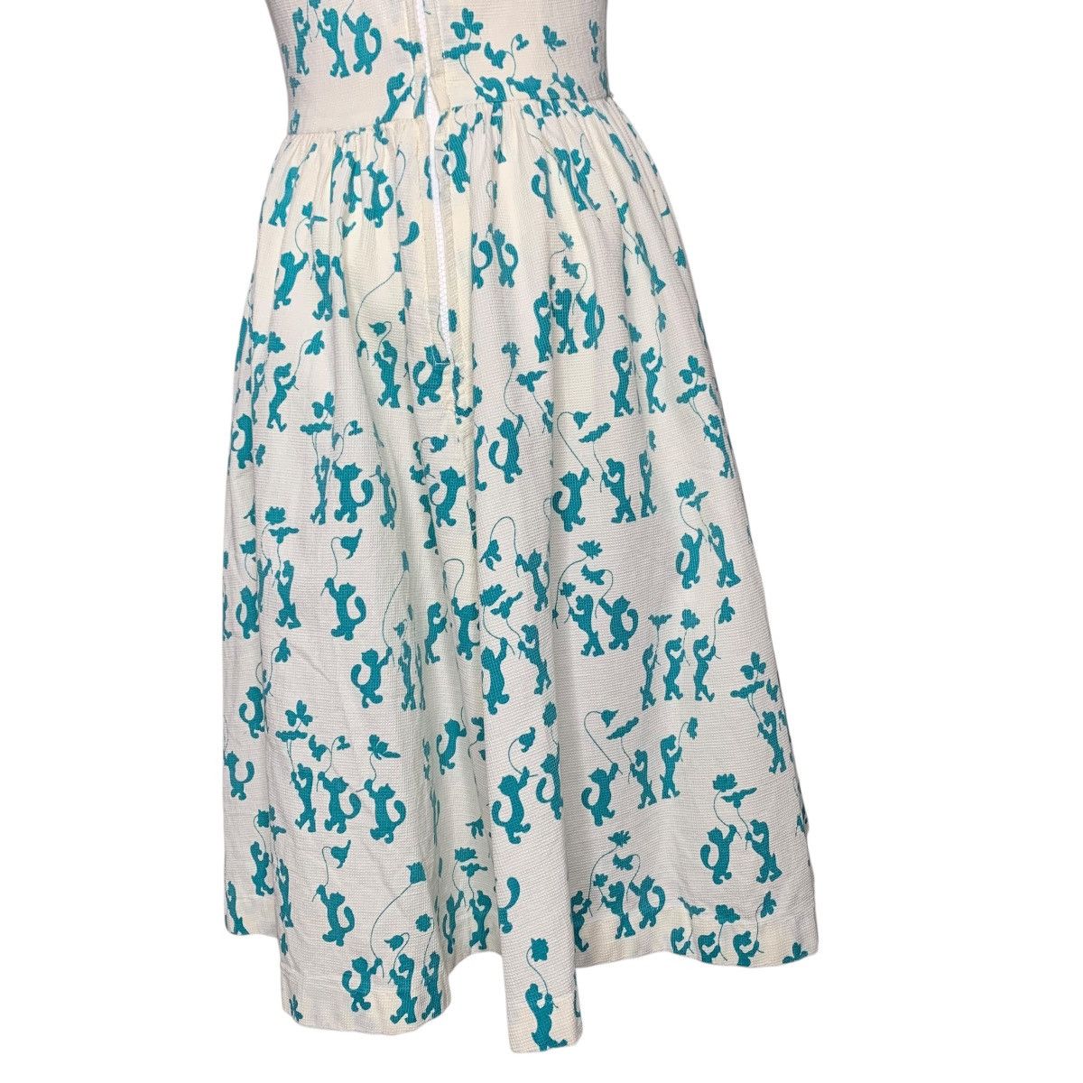 Other Vintage 50/60s Tiger/Lion Circus Novelty Print Dress pockets Size XS / US 0-2 / IT 36-38 - 5 Thumbnail