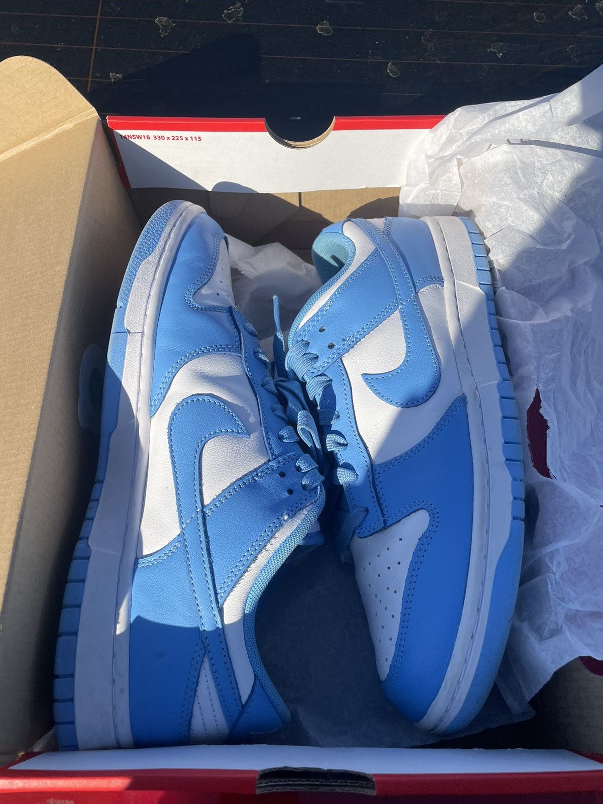 Nike Nike Dunk Low University blue Size US 10.5 / EU 43-44 - 9 Thumbnail