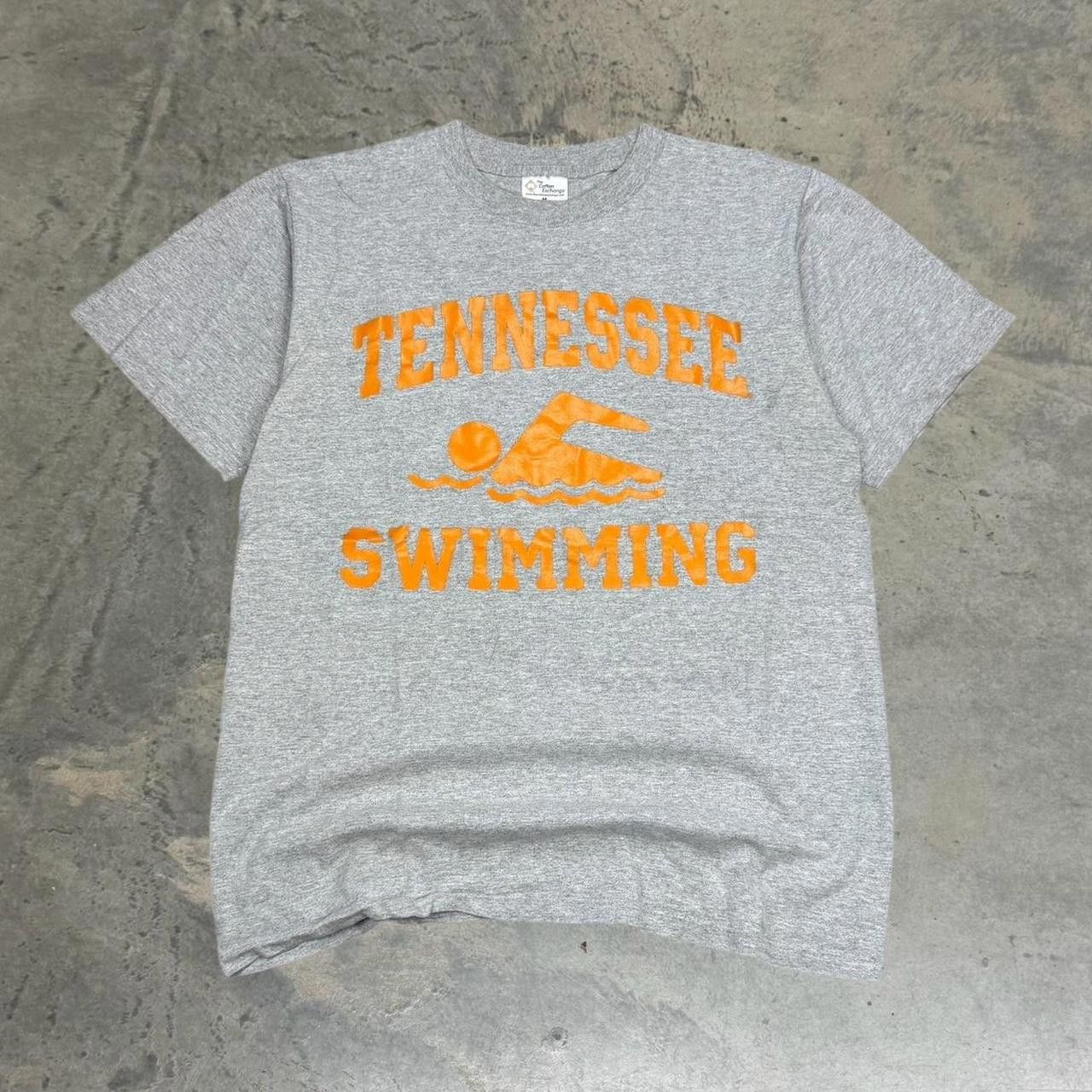 Vintage Vintage Y2K Tennessee Swimming T-Shirt Size US M / EU 48-50 / 2 - 2 Thumbnail
