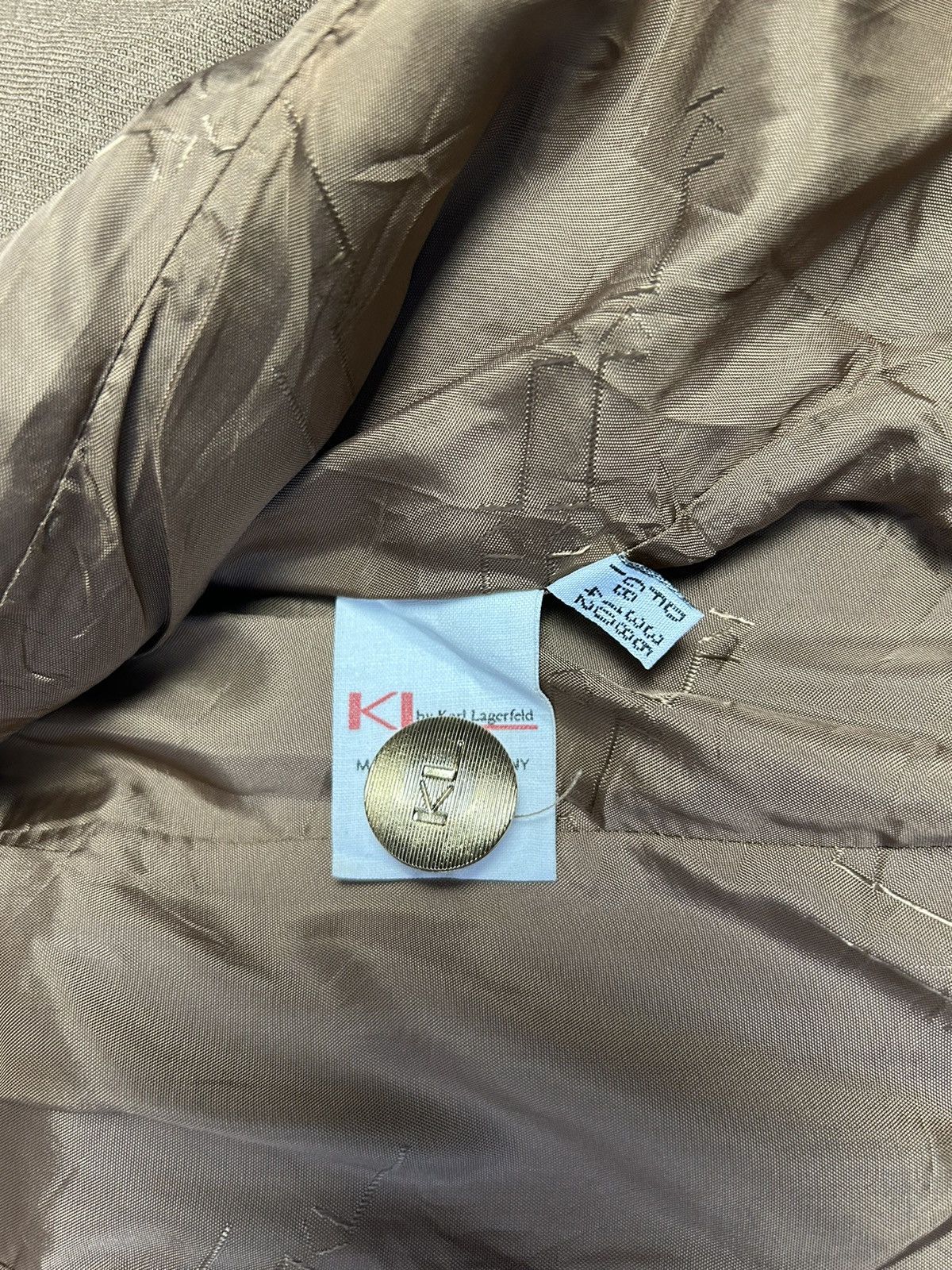 Designer × Karl Lagerfeld KARL LAGERFELD BROWN BLAZER Size M / US 6-8 / IT 42-44 - 7 Thumbnail