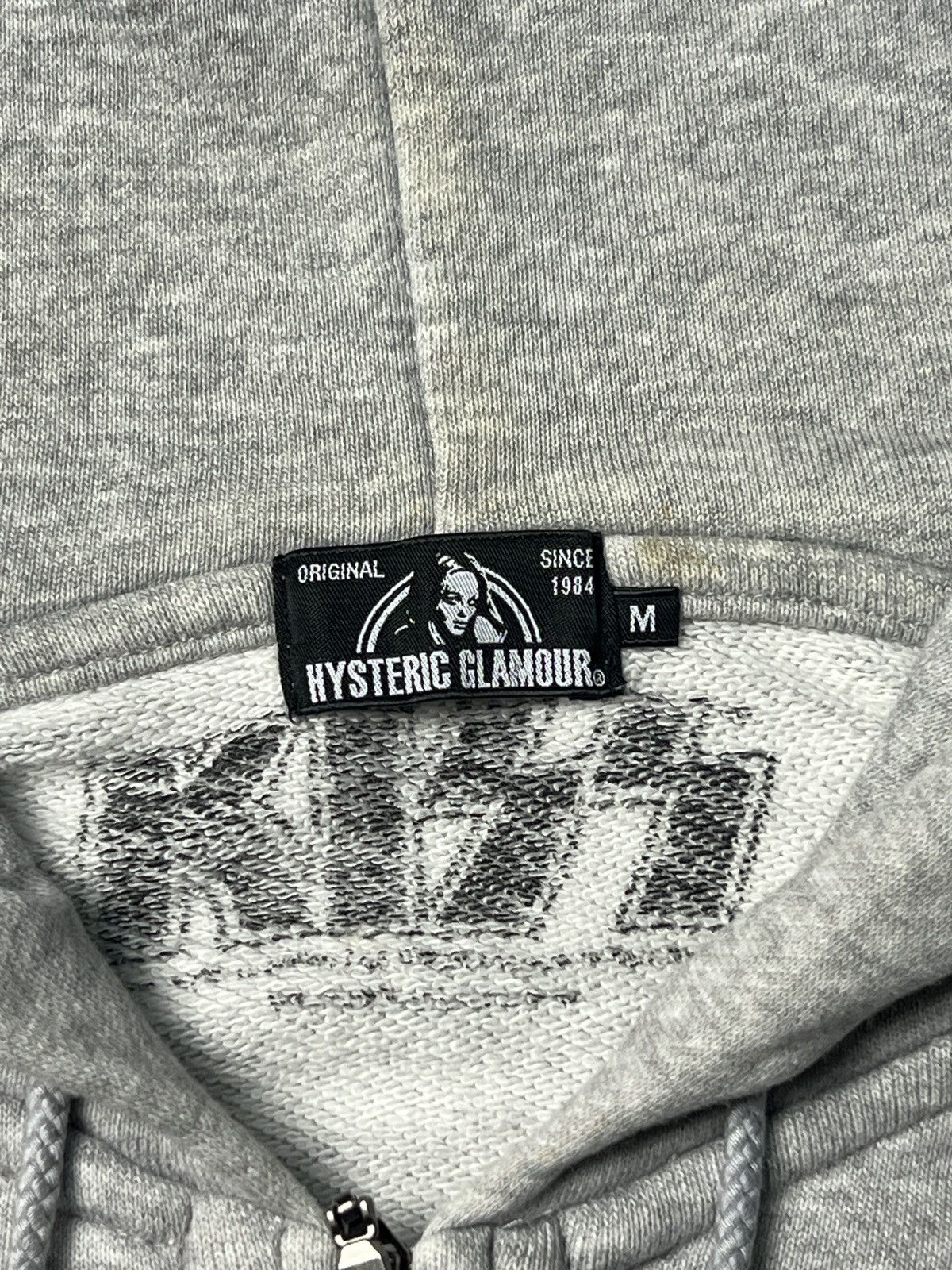 Hysteric Glamour Vintage Hysteric Glamour Kiss Band Zipper Hoodie Size US M / EU 48-50 / 2 - 17 Thumbnail