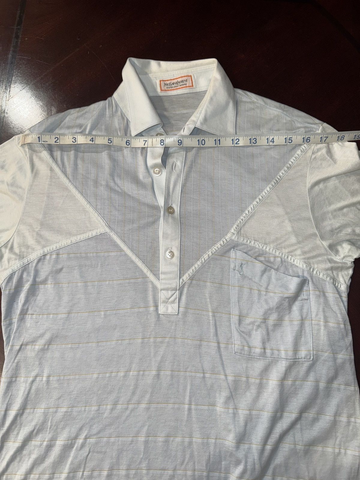 Yves Saint Laurent YSL Polo Shirt x Vintage x Luxury - Yves Saint Laurent Size US S / EU 44-46 / 1 - 7 Thumbnail