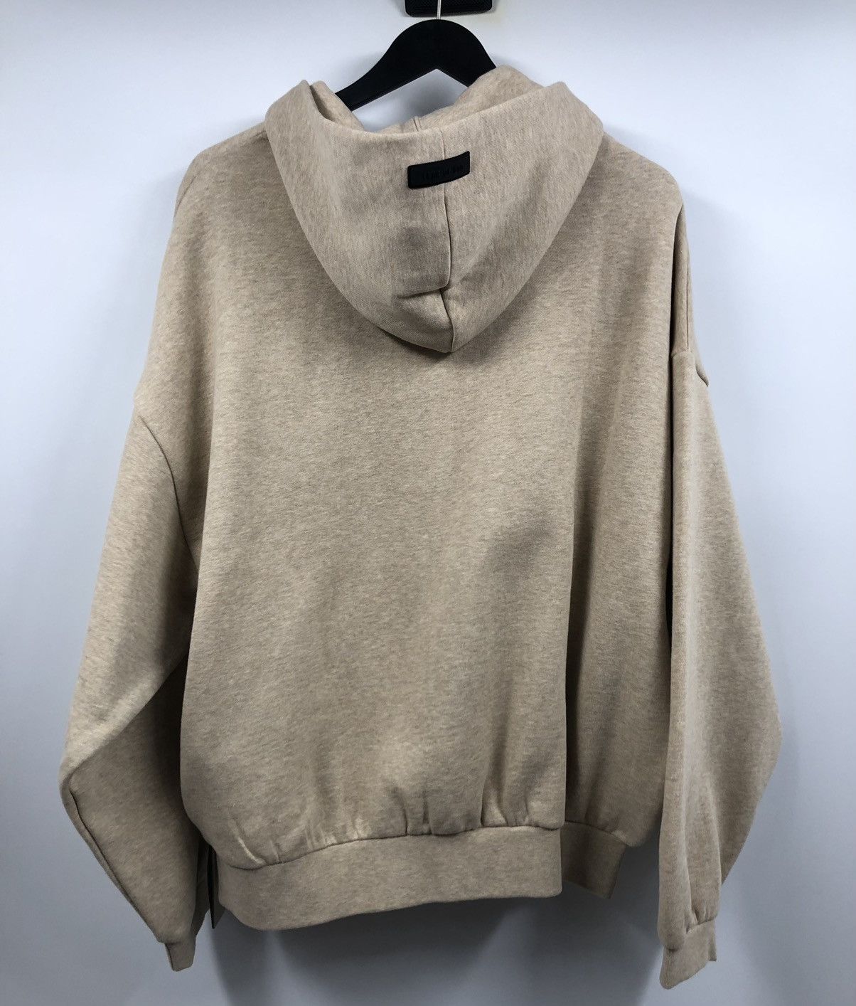 Fear of God Fear of God Essentials Logo Embossed Heather Oatmeal Hoodie Size US M / EU 48-50 / 2 - 8 Thumbnail