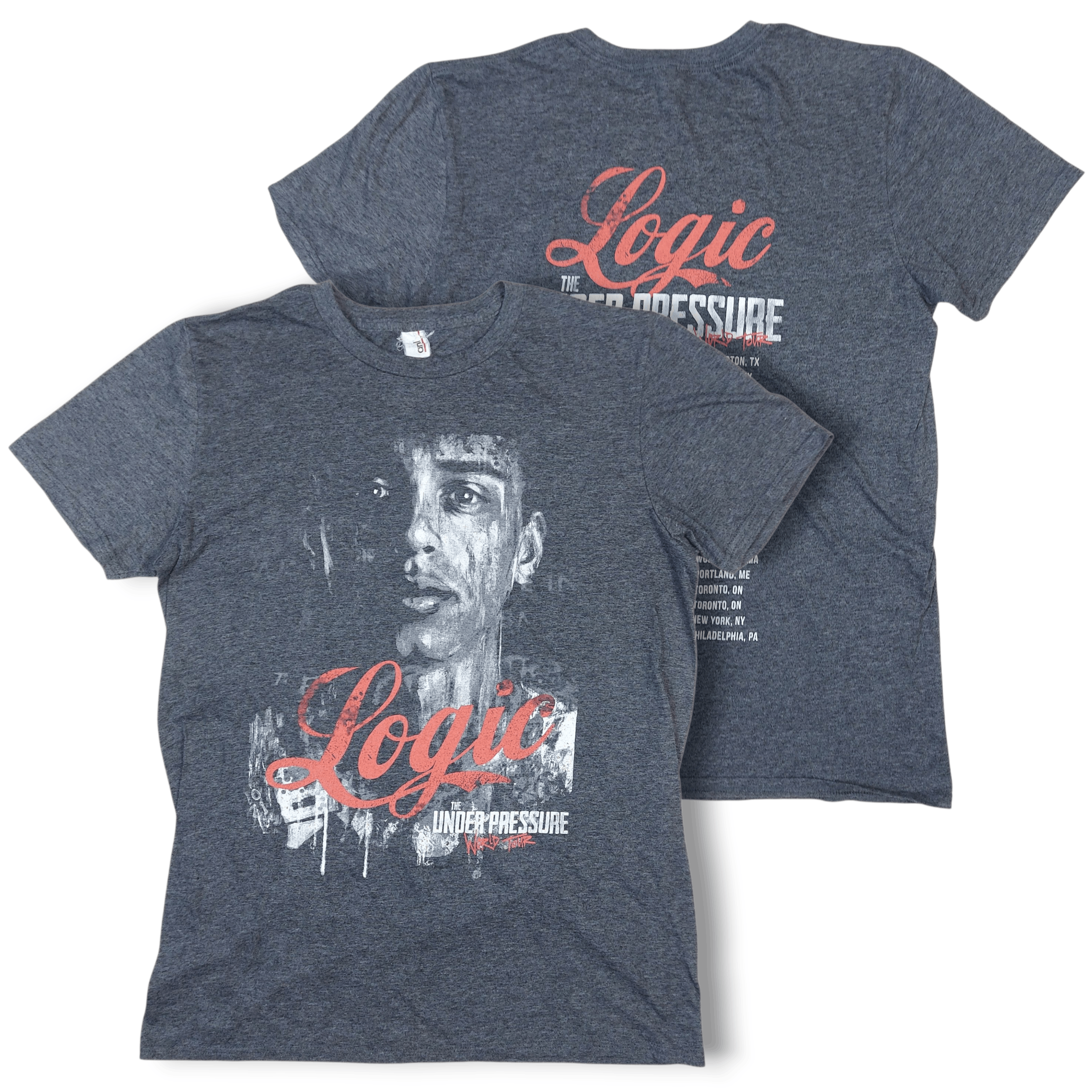 Band Tees Logic Under Pressure World Tour 2015 Concert Band TEE Size US M / EU 48-50 / 2 - 1 Thumbnail