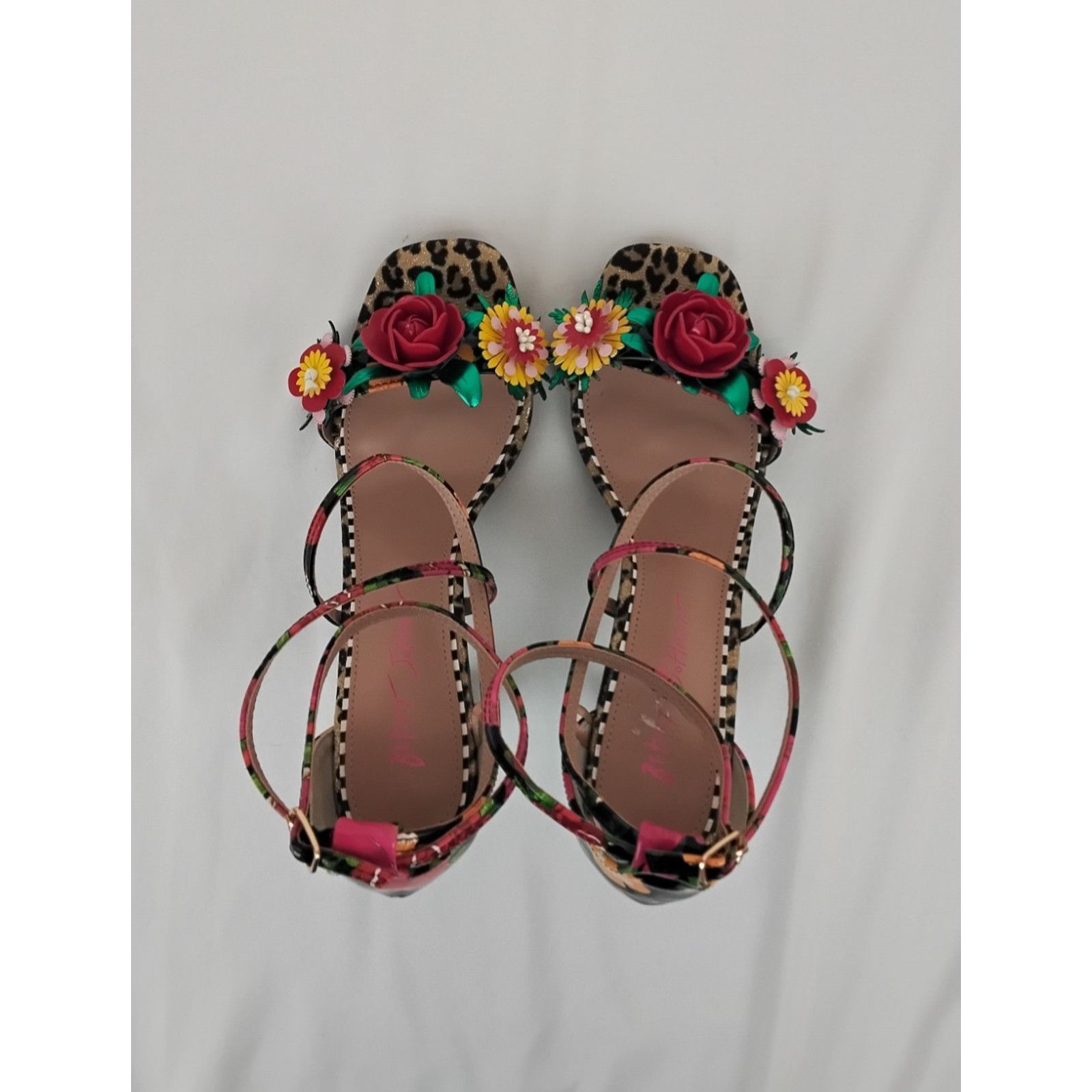 Betsey Johnson Betsey Johnson Erikk Strappy Heels Women's 8.5 Cheetah Print Size US 7 / IT 37 - 3 Thumbnail