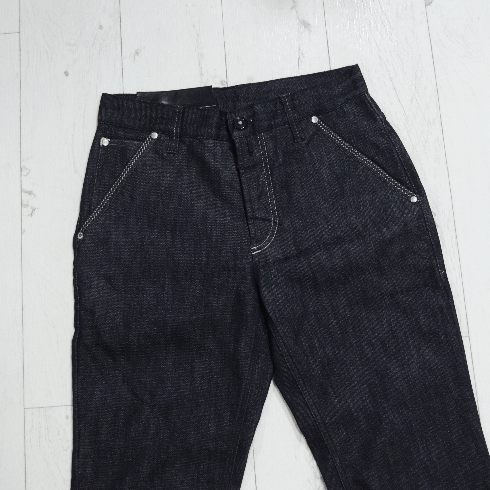 Other HIGH USE Y2K Jeans size S Trousers Gray Black Slim Italy Size 27" / US 4 / IT 40 - 3 Thumbnail