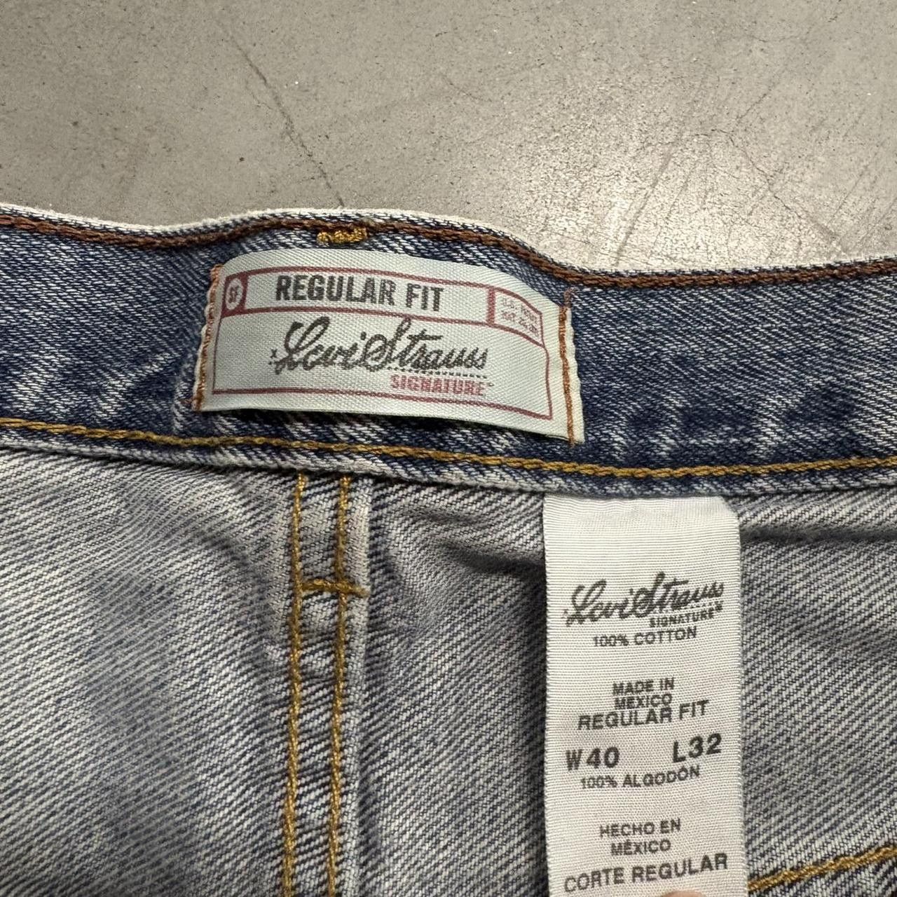 Levi's Crazy Vintage Y2K/2000s Baggy Levis Medium Blue Wash Denim Jeans! Size US 40 / EU 56 - 6 Thumbnail