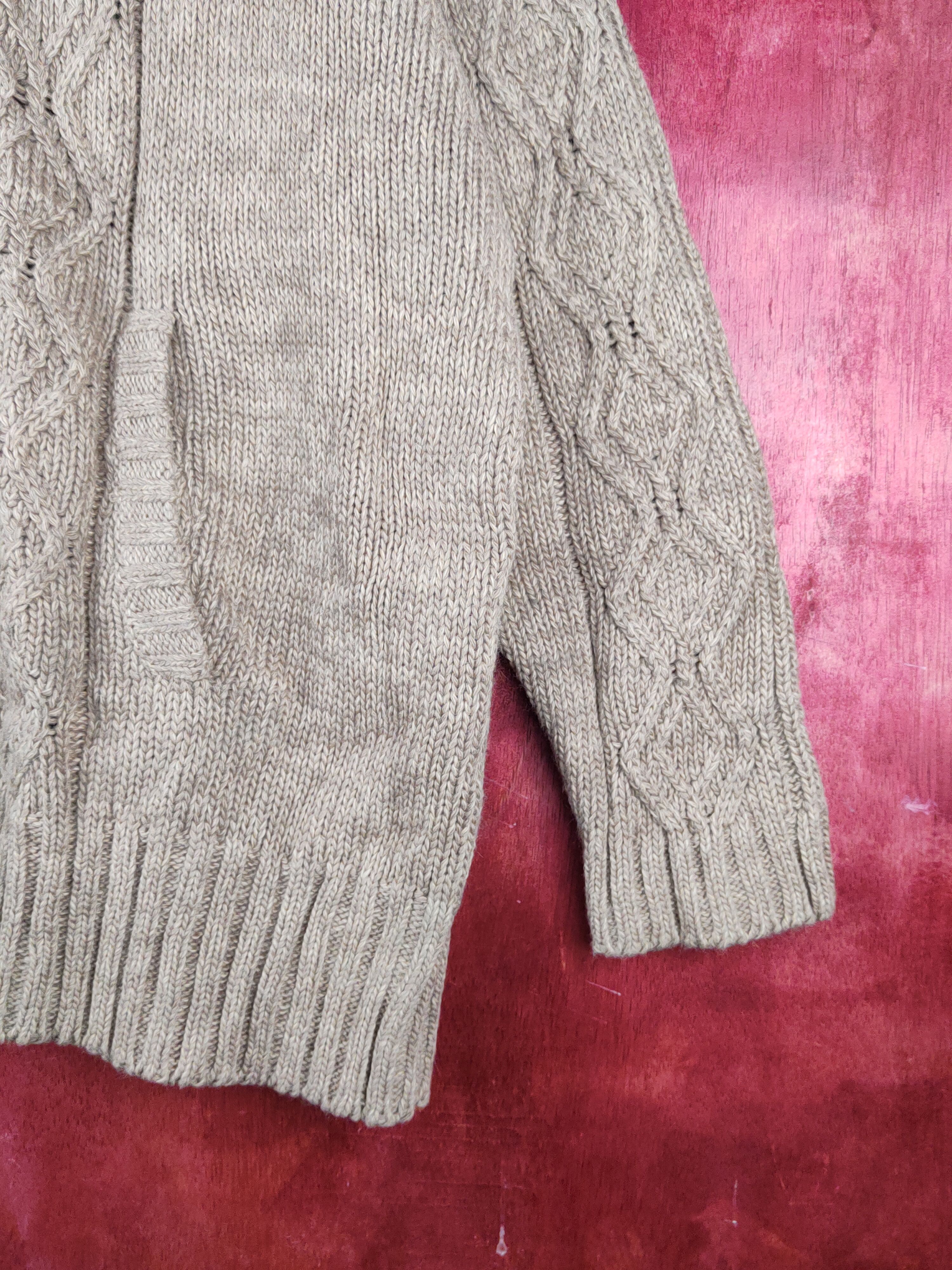 Japanese Brand Smile Land Beige Hoodie Knitwear cardigan Sweaters #S1577 Size US XL / EU 56 / 4 - 6 Thumbnail