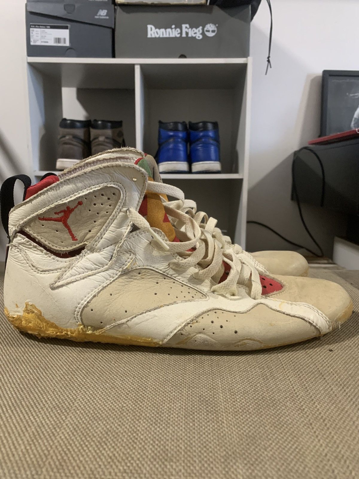 Nike 1992 OG Nike Air Jordan VII 7 Hare Size 8 Size US 8 / EU 41 - 4 Thumbnail