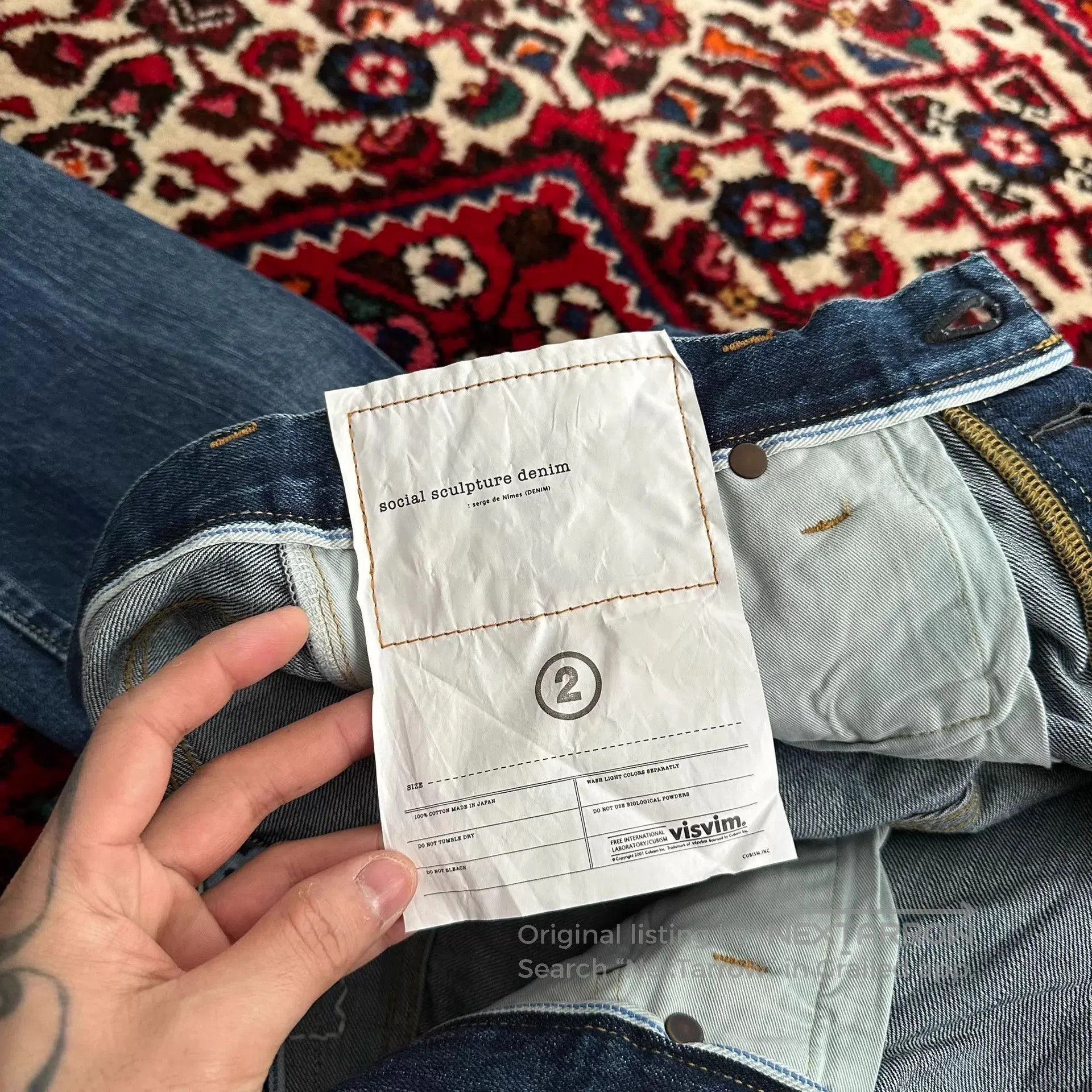Visvim Blue Denim Pants Size 32. Size US 32 / EU 48 - 7 Thumbnail