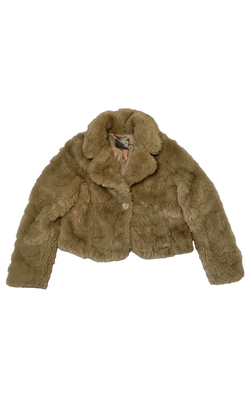 Vintage Vintage Faux Fur Furry Coat Jacket Size L / US 10 / IT 46 - 1 Thumbnail