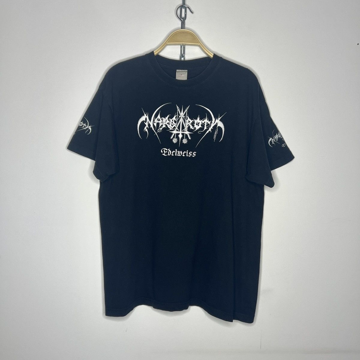 Band Tees Rare Vintage 90s Nargaroth Black Metal Rock Band T Shirt Size US XL / EU 56 / 4 - 1 Thumbnail